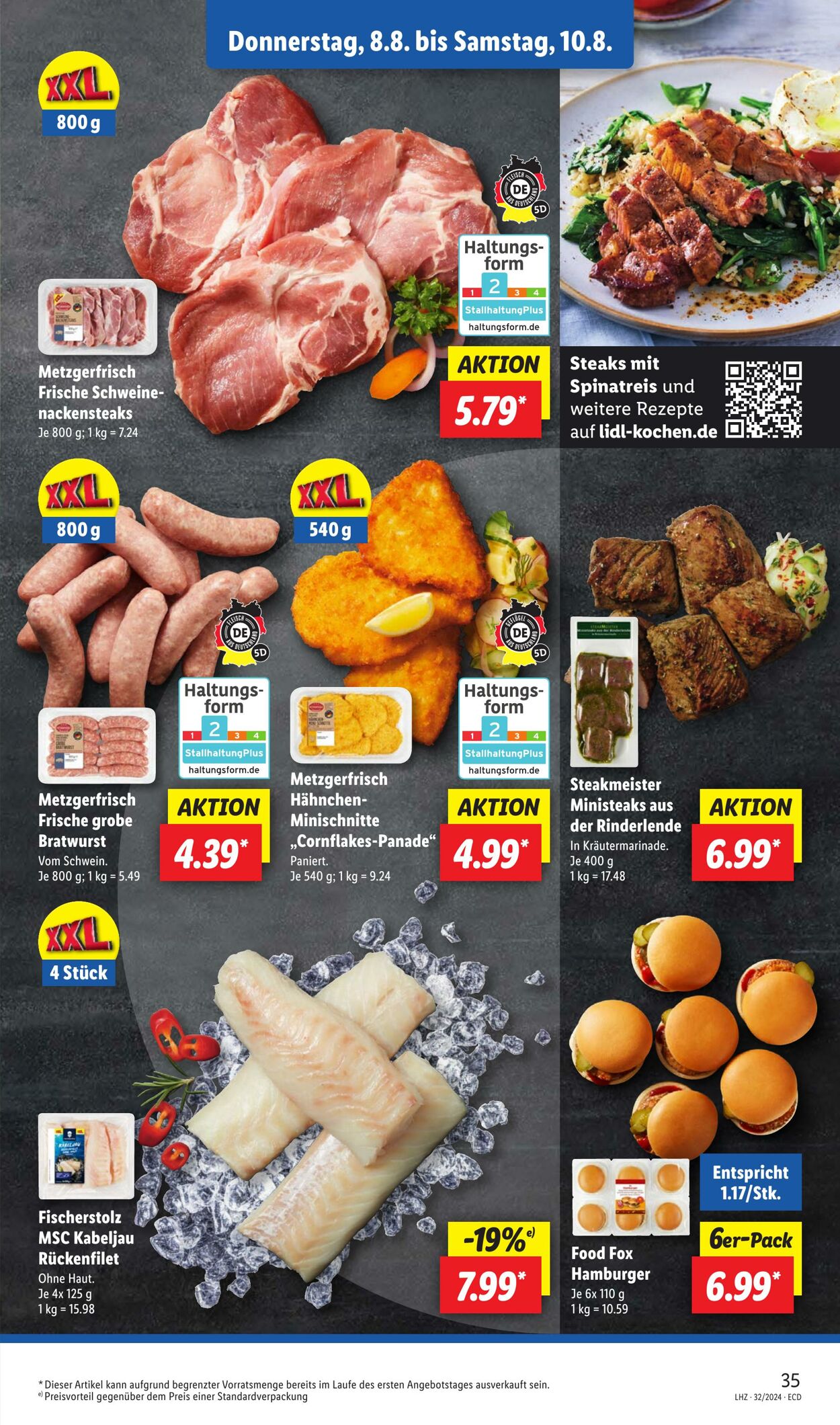 Prospekt Lidl 05.08.2024 - 10.08.2024