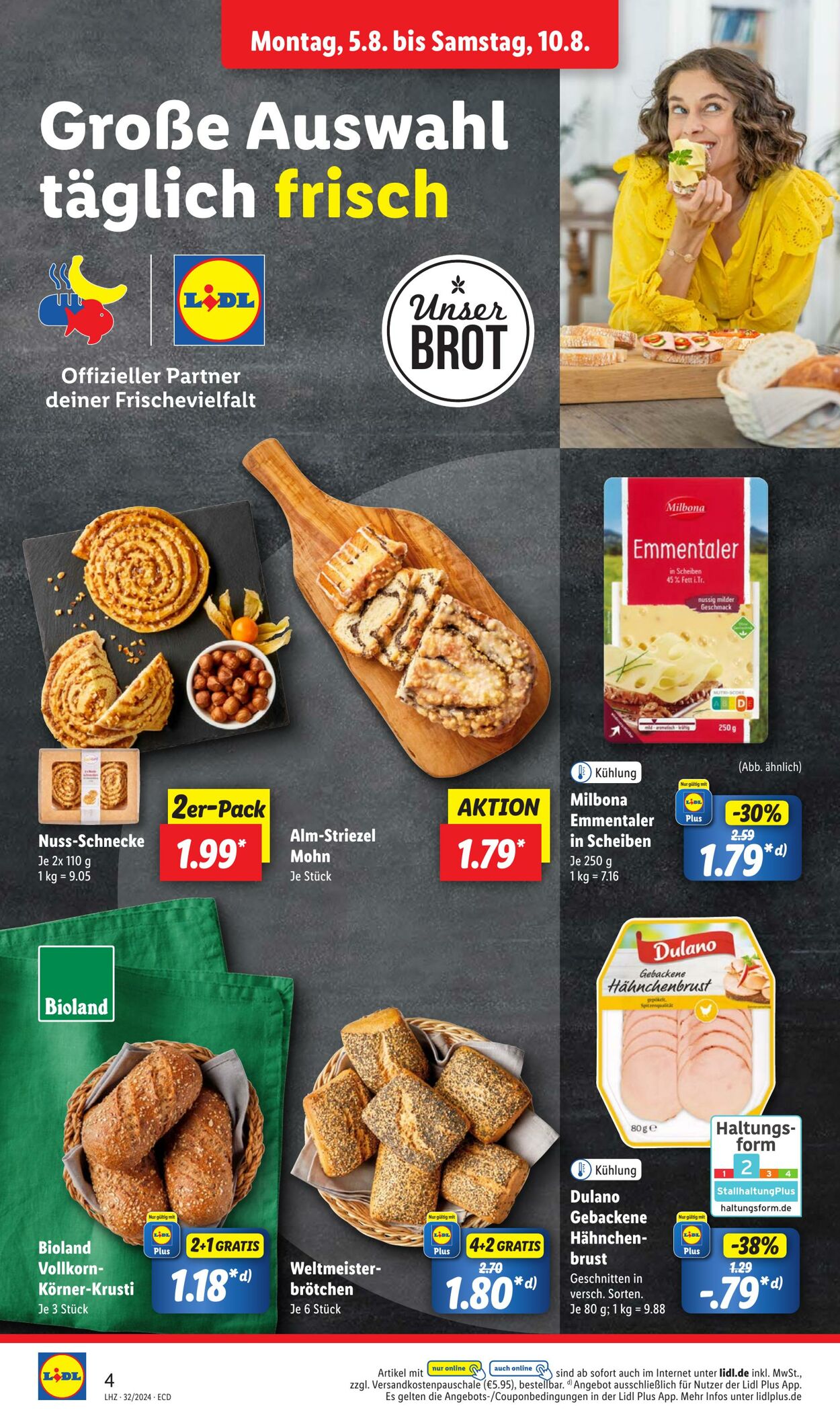 Prospekt Lidl 05.08.2024 - 10.08.2024