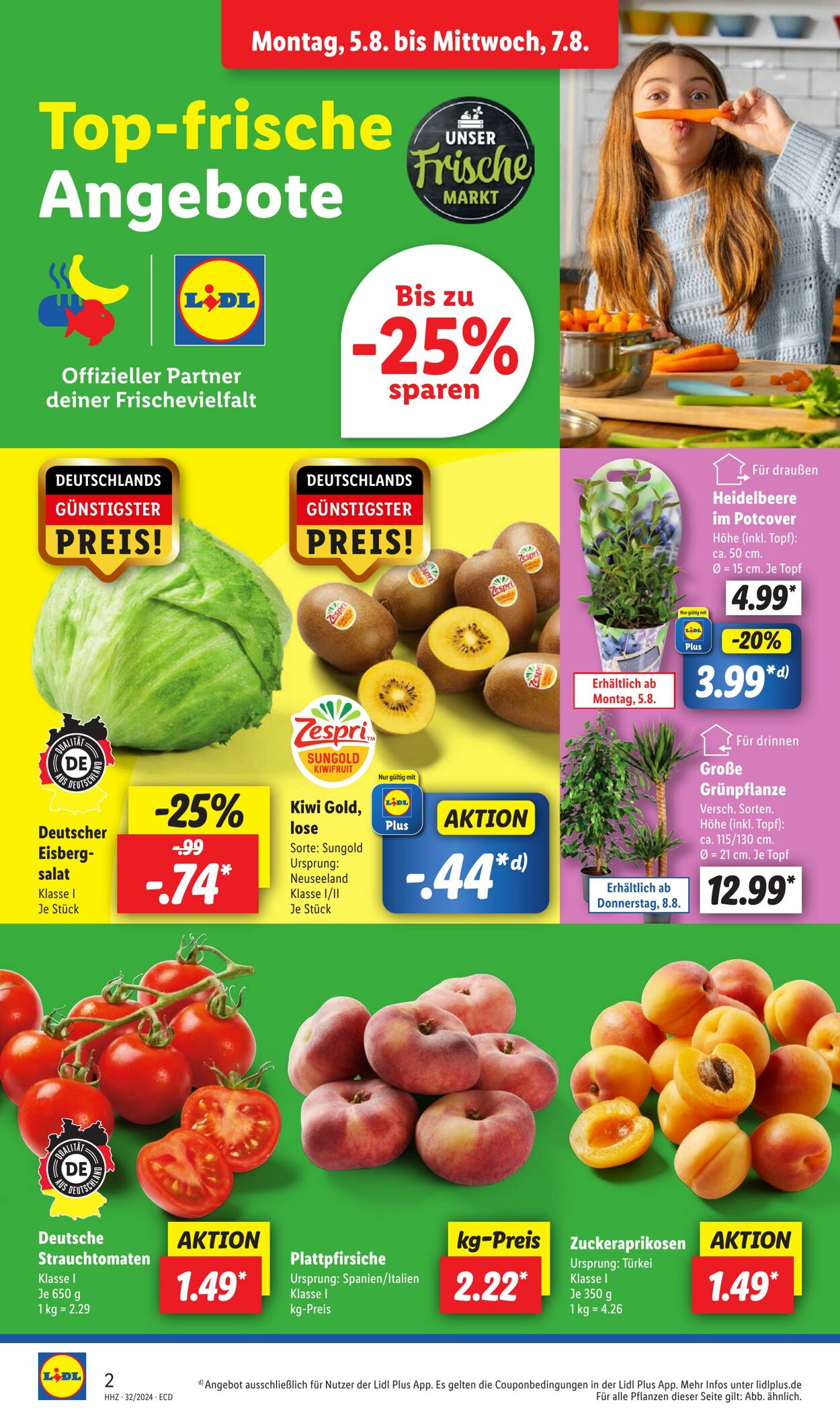 Prospekt Lidl 05.08.2024 - 10.08.2024