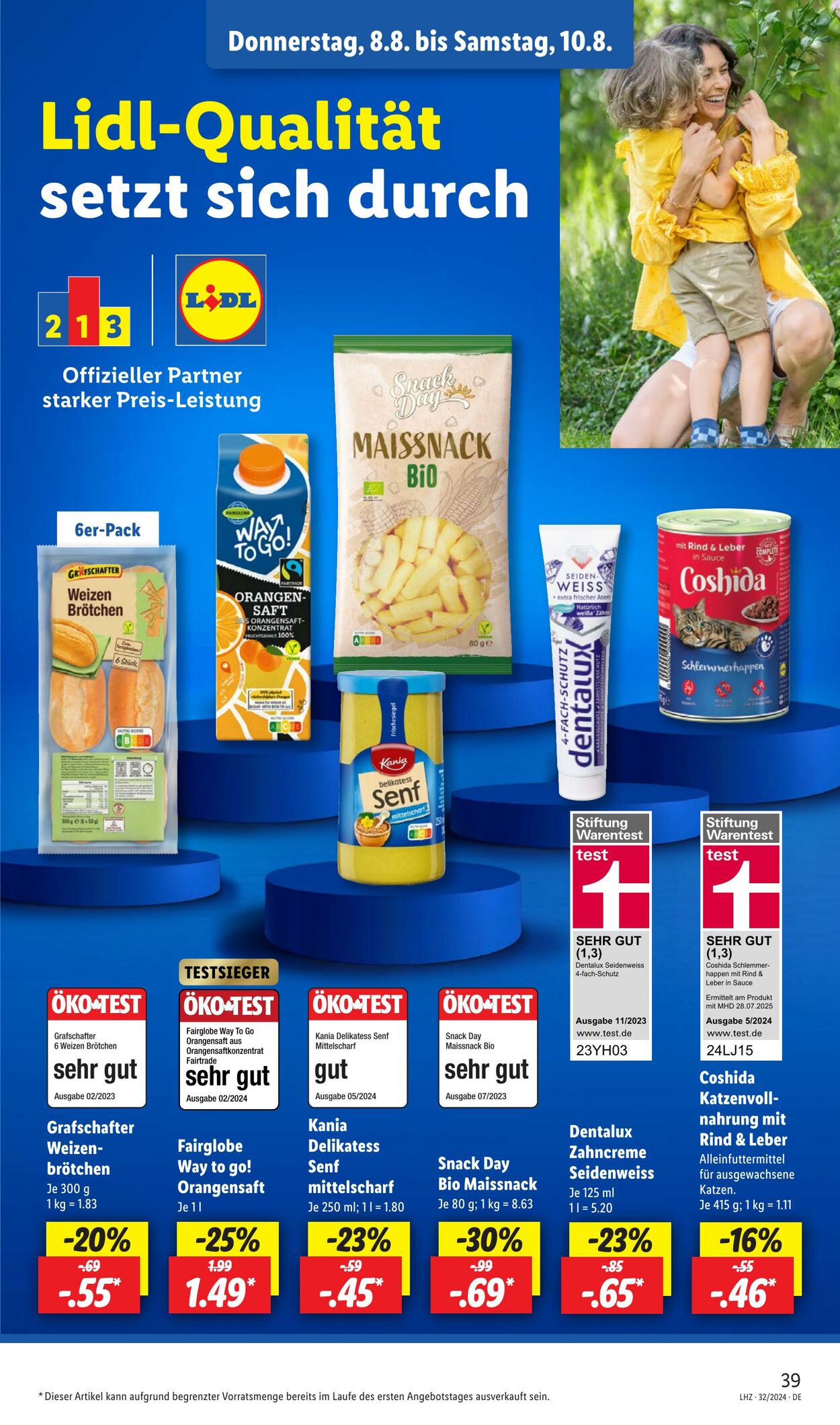 Prospekt Lidl 05.08.2024 - 10.08.2024