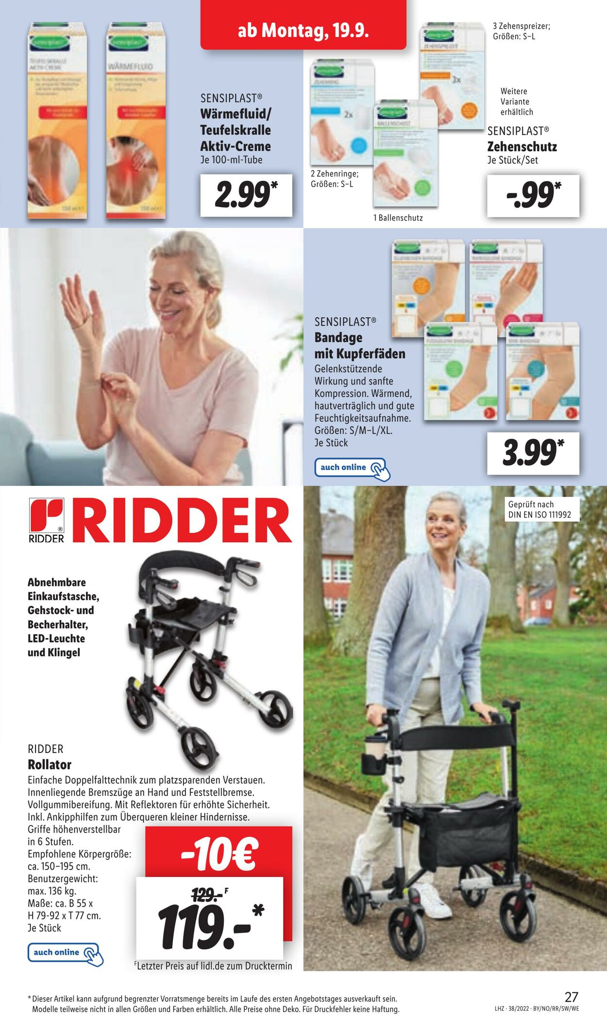 Prospekt Lidl 19.09.2022 - 24.09.2022