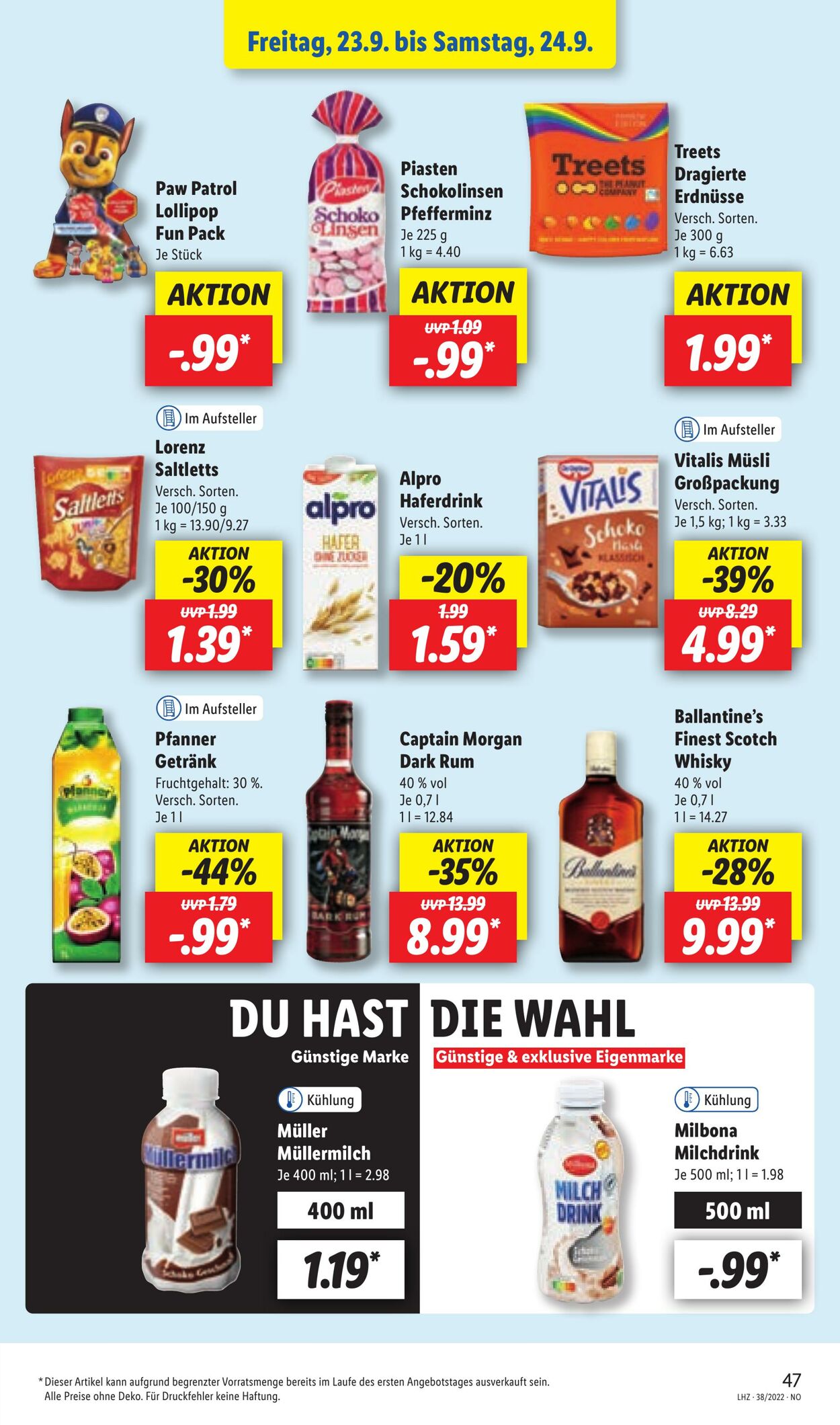 Prospekt Lidl 19.09.2022 - 24.09.2022