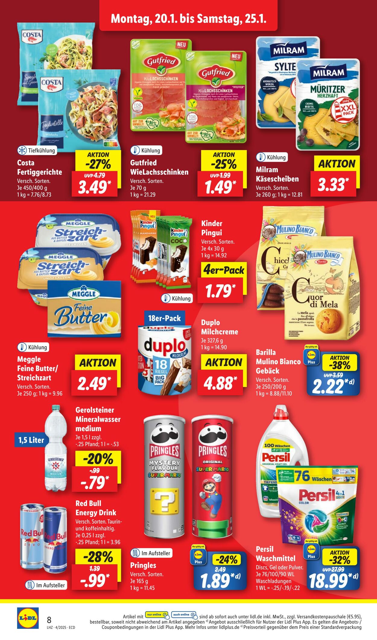 Prospekt Lidl 20.01.2025 - 26.01.2025