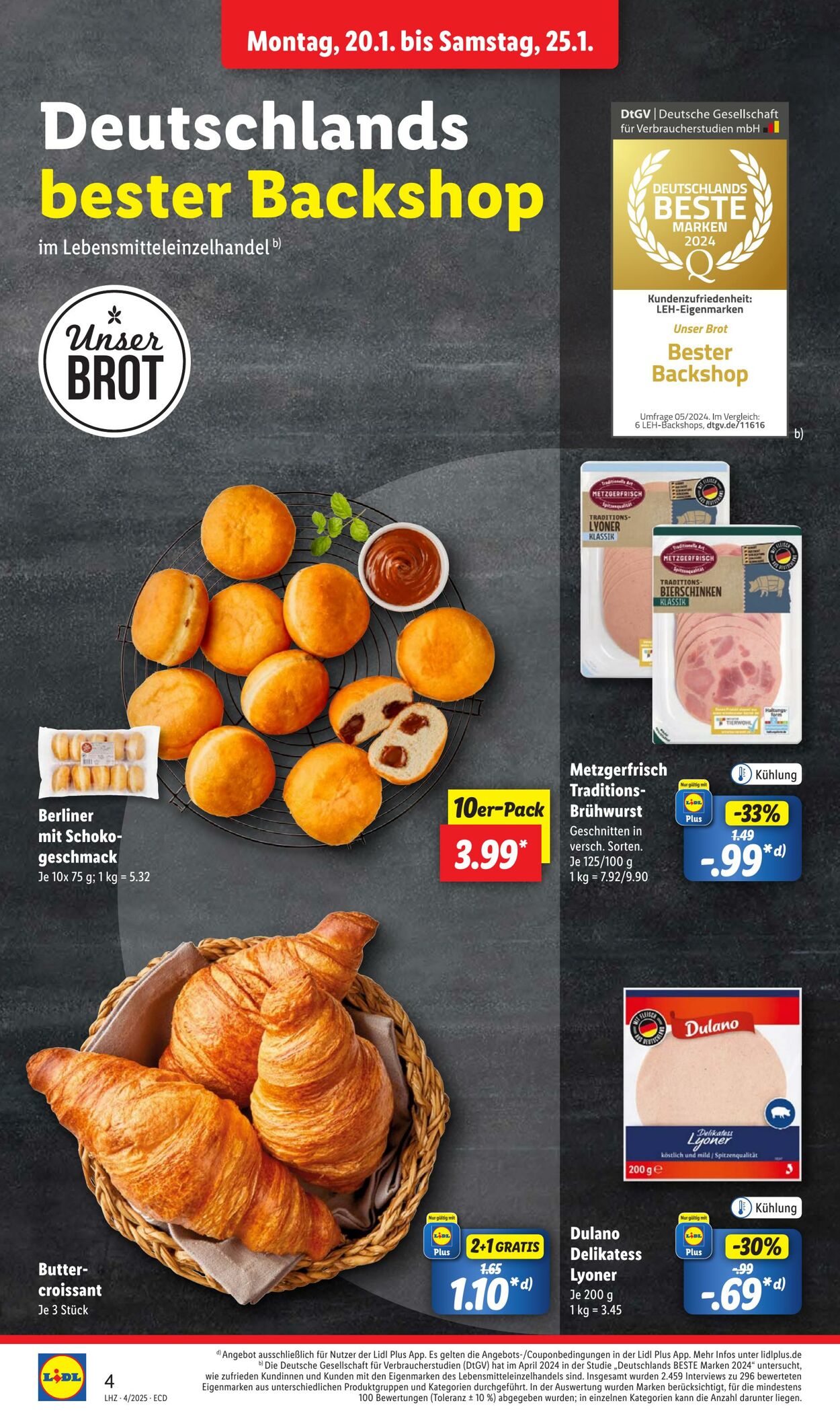 Prospekt Lidl 20.01.2025 - 26.01.2025