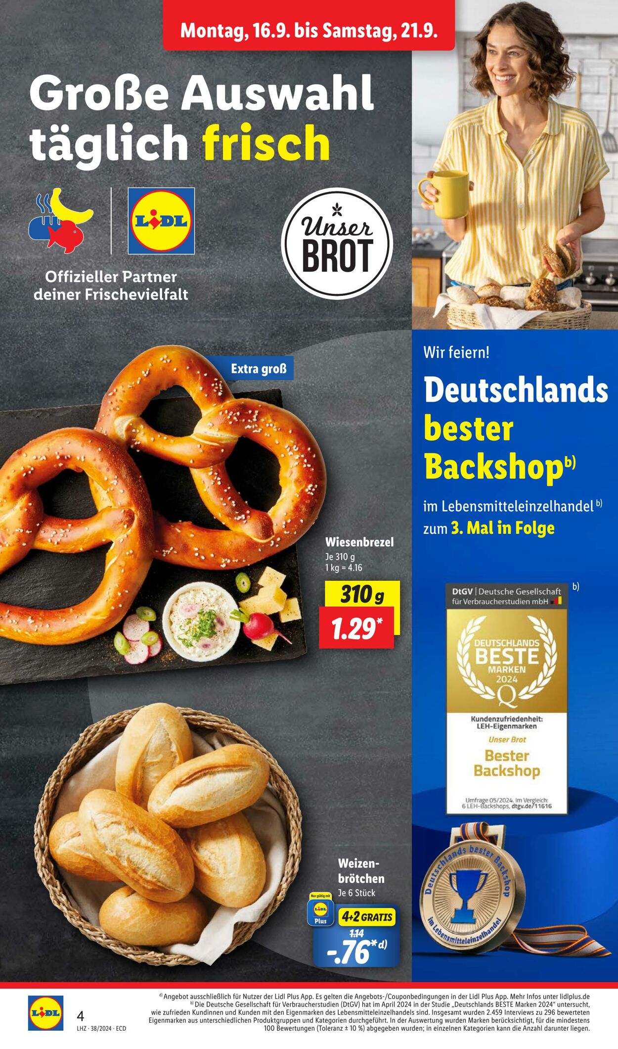 Prospekt Lidl 15.09.2024 - 21.09.2024