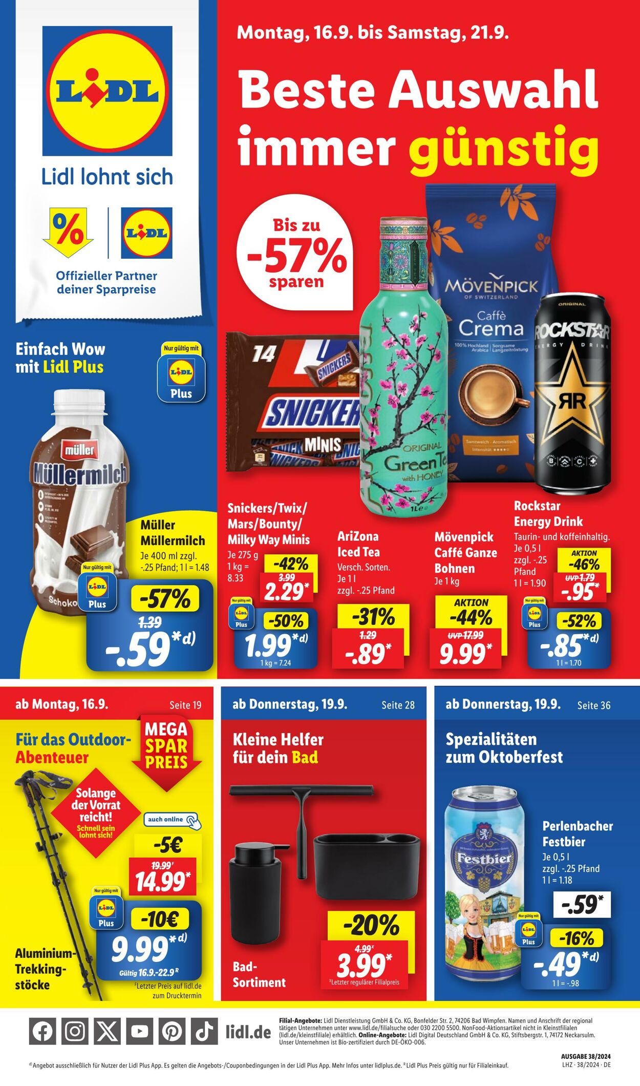 Prospekt Lidl 15.09.2024 - 21.09.2024