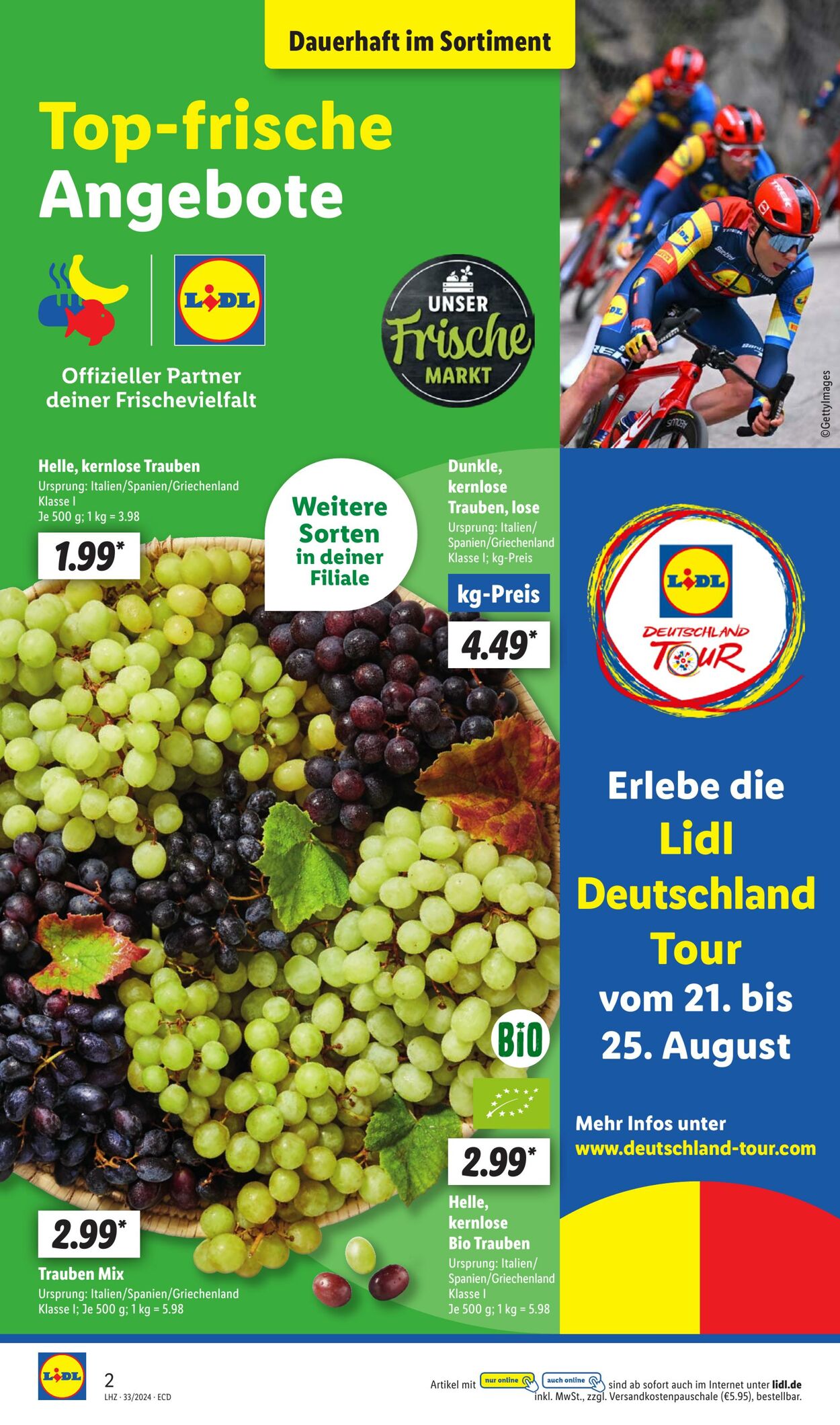 Prospekt Lidl 12.08.2024 - 17.08.2024