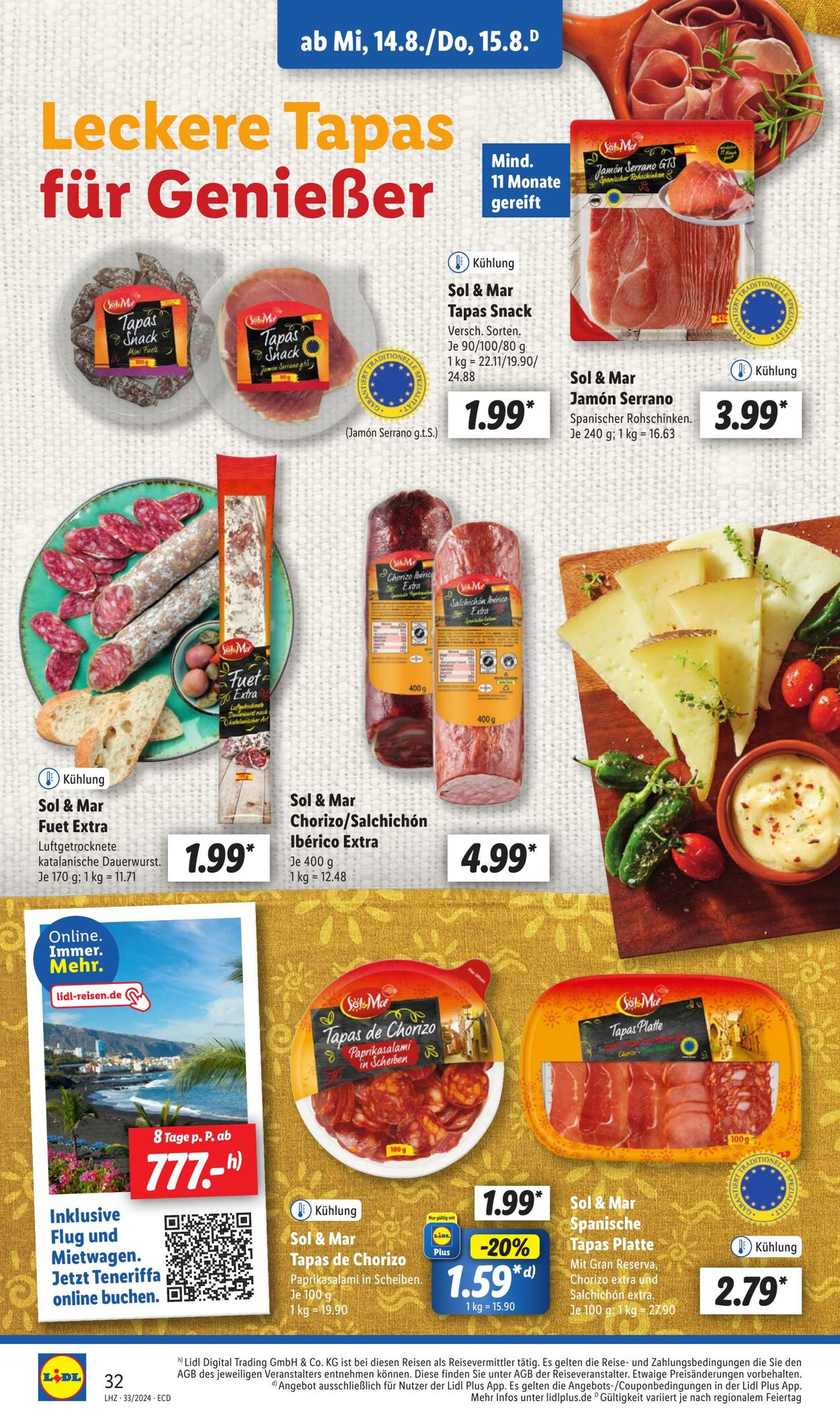 Prospekt Lidl 12.08.2024 - 17.08.2024