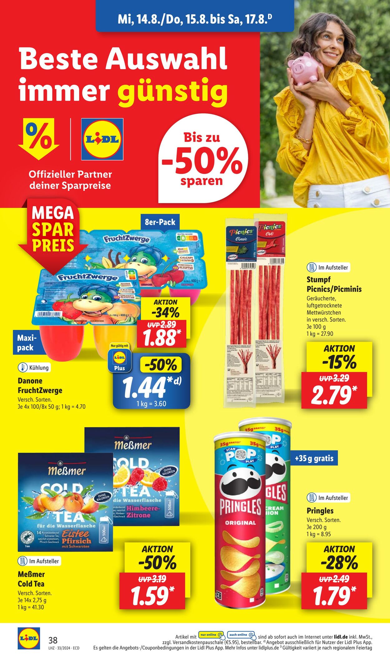 Prospekt Lidl 12.08.2024 - 17.08.2024