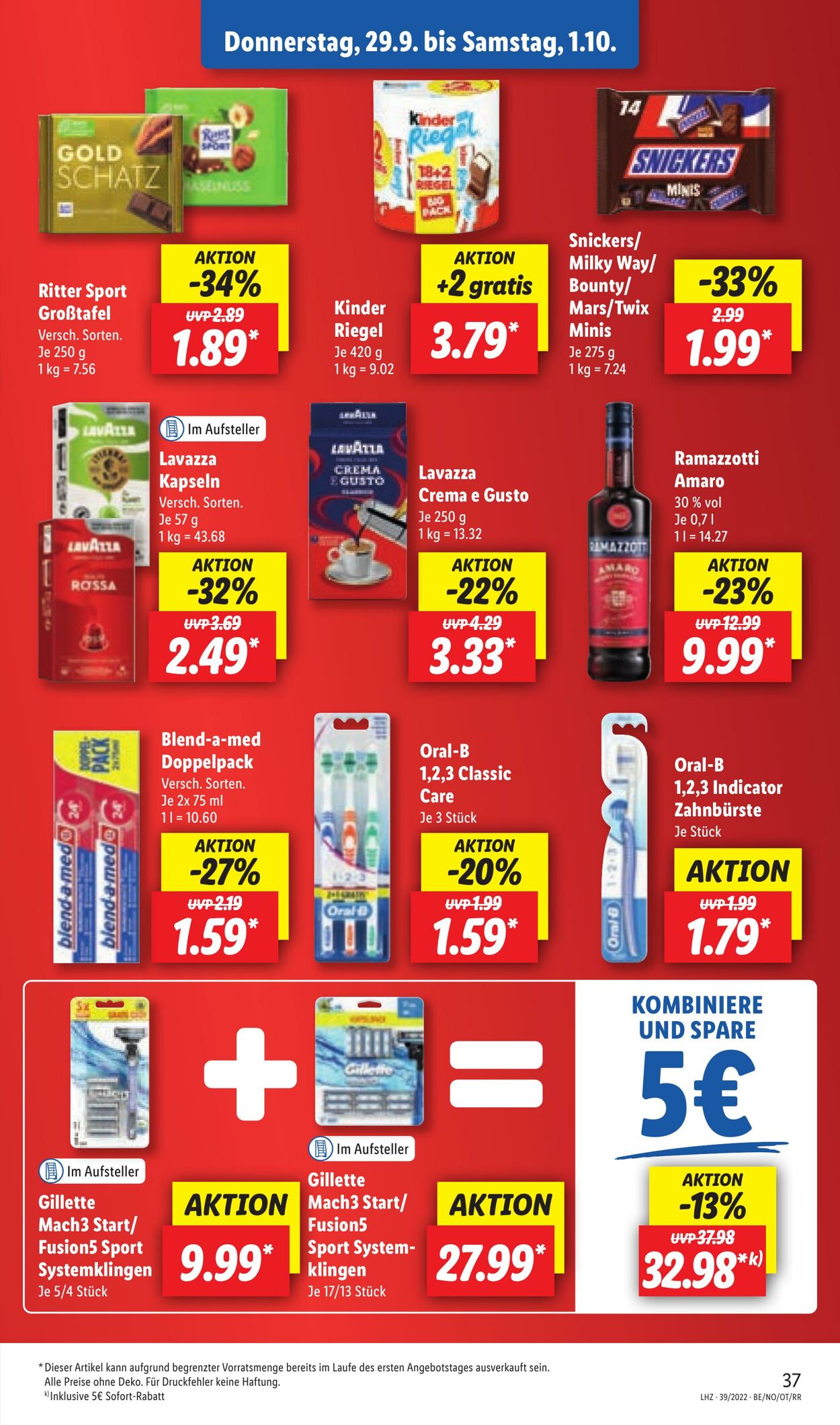 Prospekt Lidl 26.09.2022 - 01.10.2022