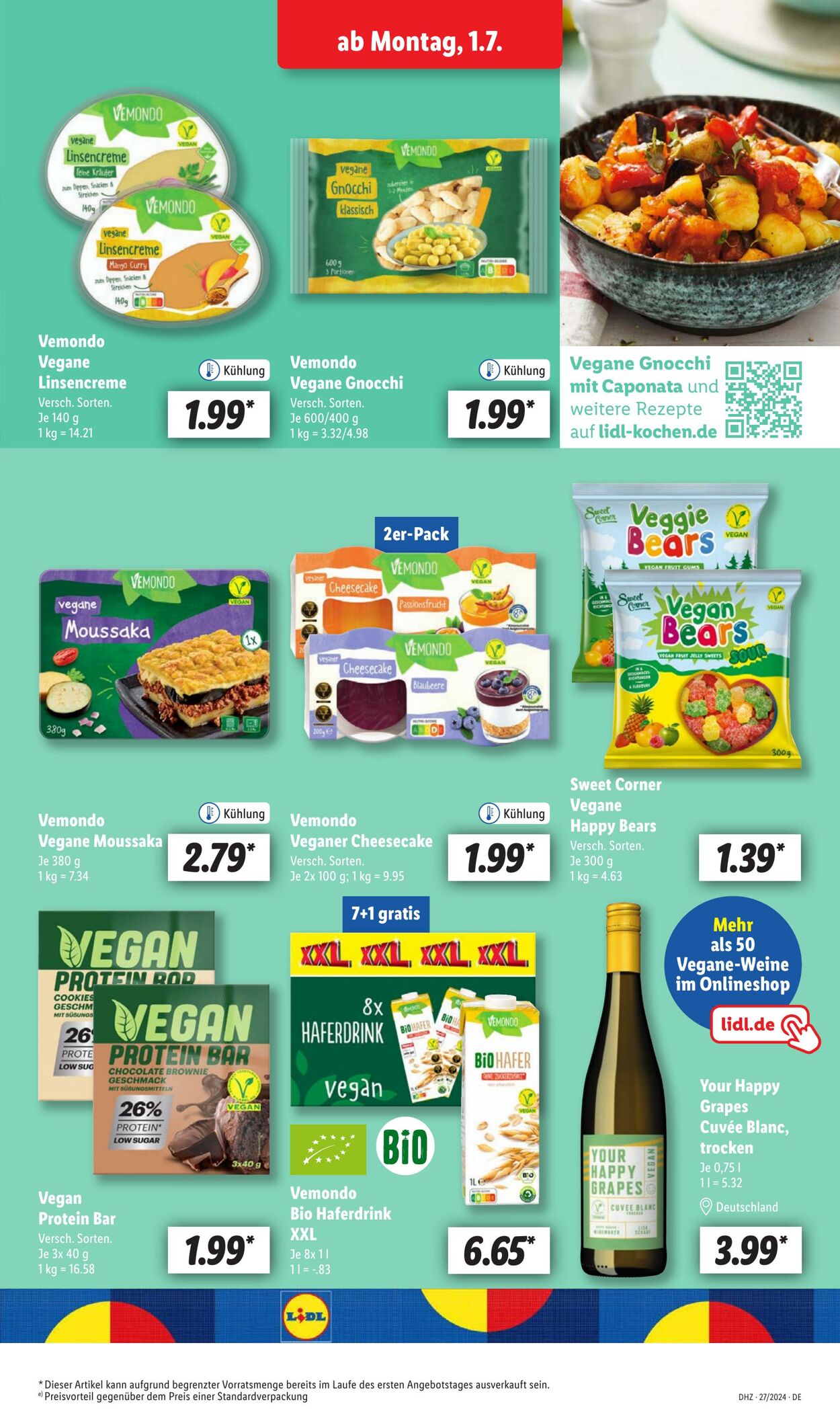 Prospekt Lidl 01.07.2024 - 06.07.2024