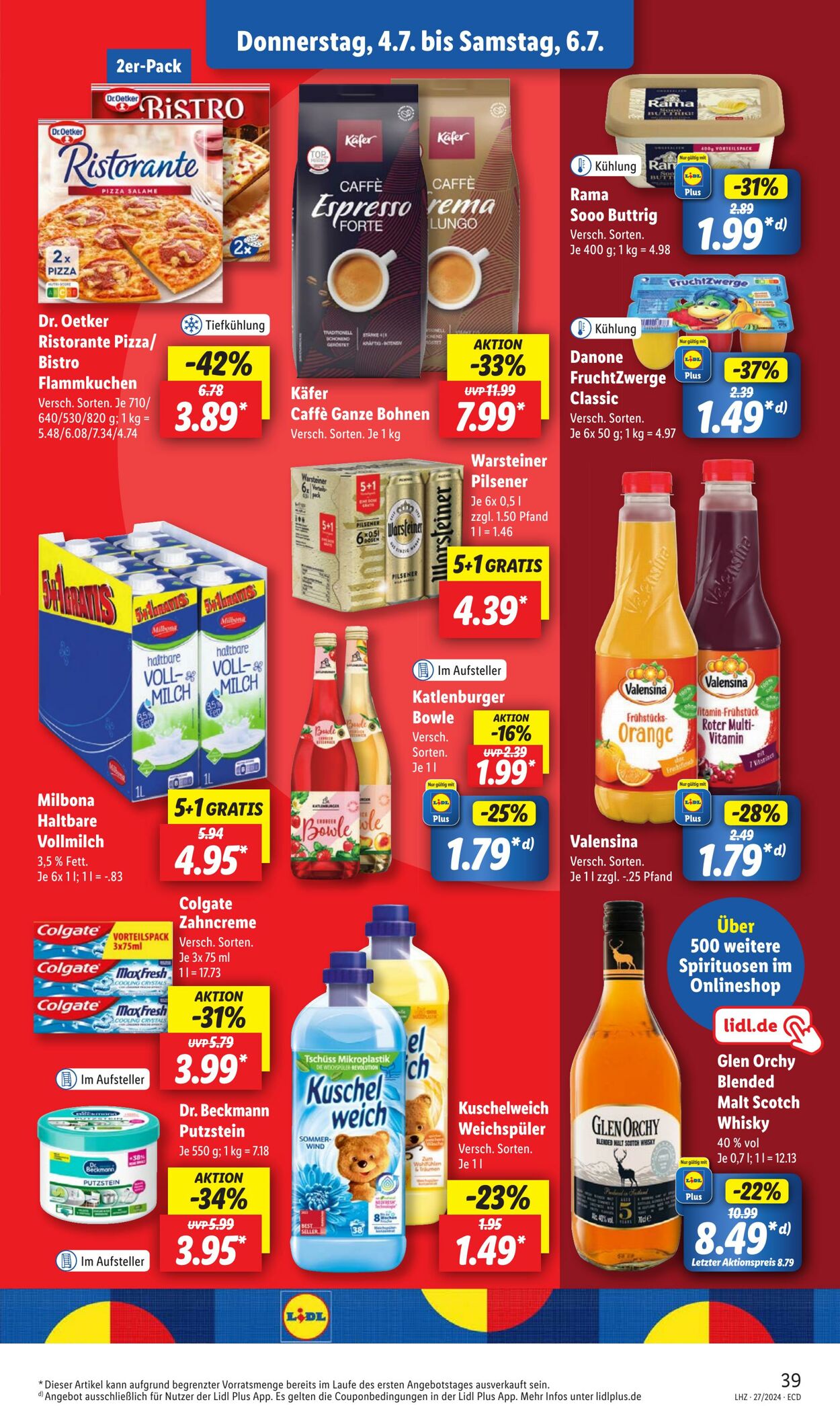 Prospekt Lidl 01.07.2024 - 06.07.2024