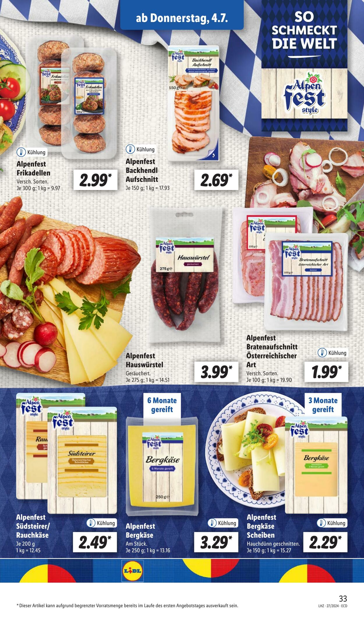 Prospekt Lidl 01.07.2024 - 06.07.2024