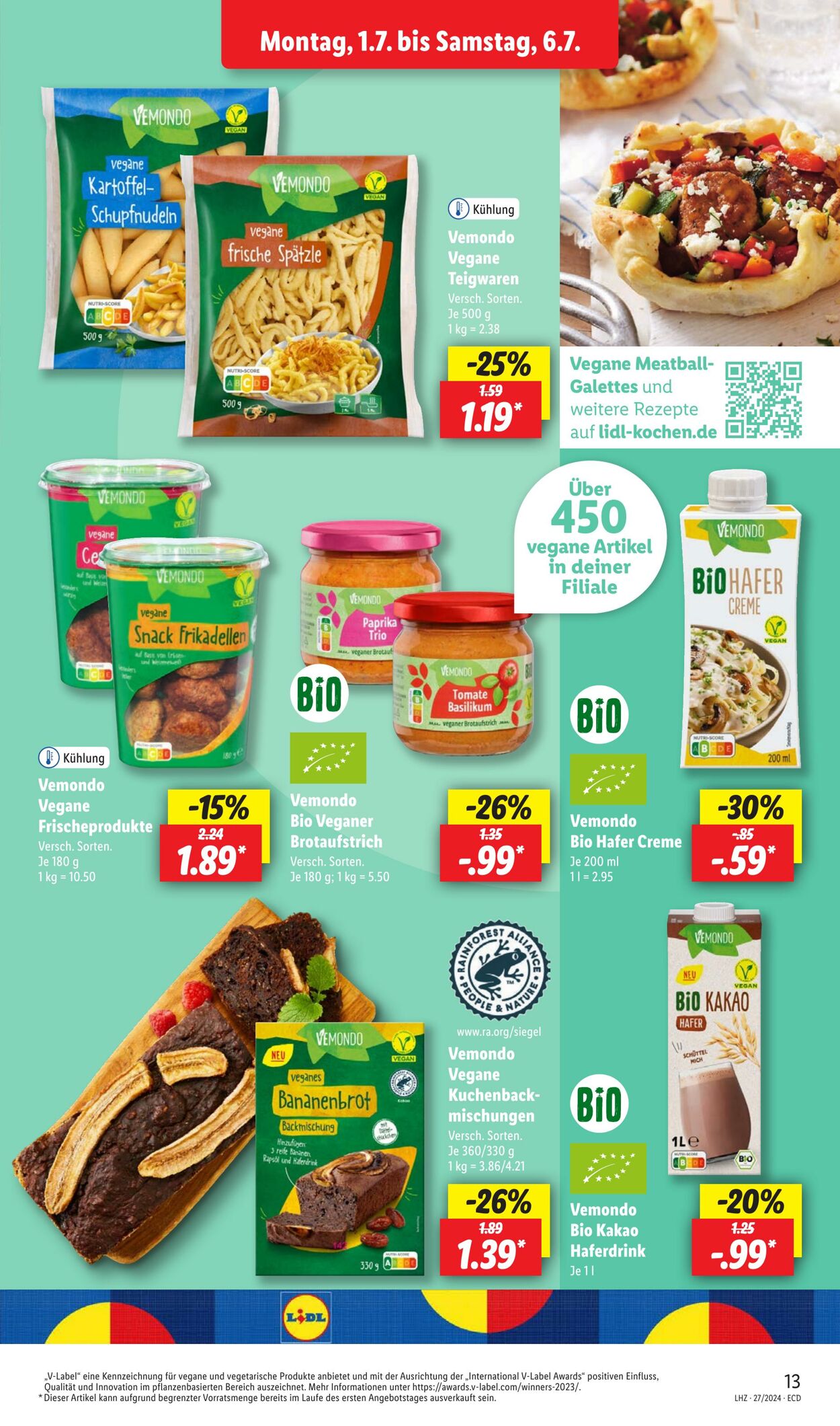 Prospekt Lidl 01.07.2024 - 06.07.2024