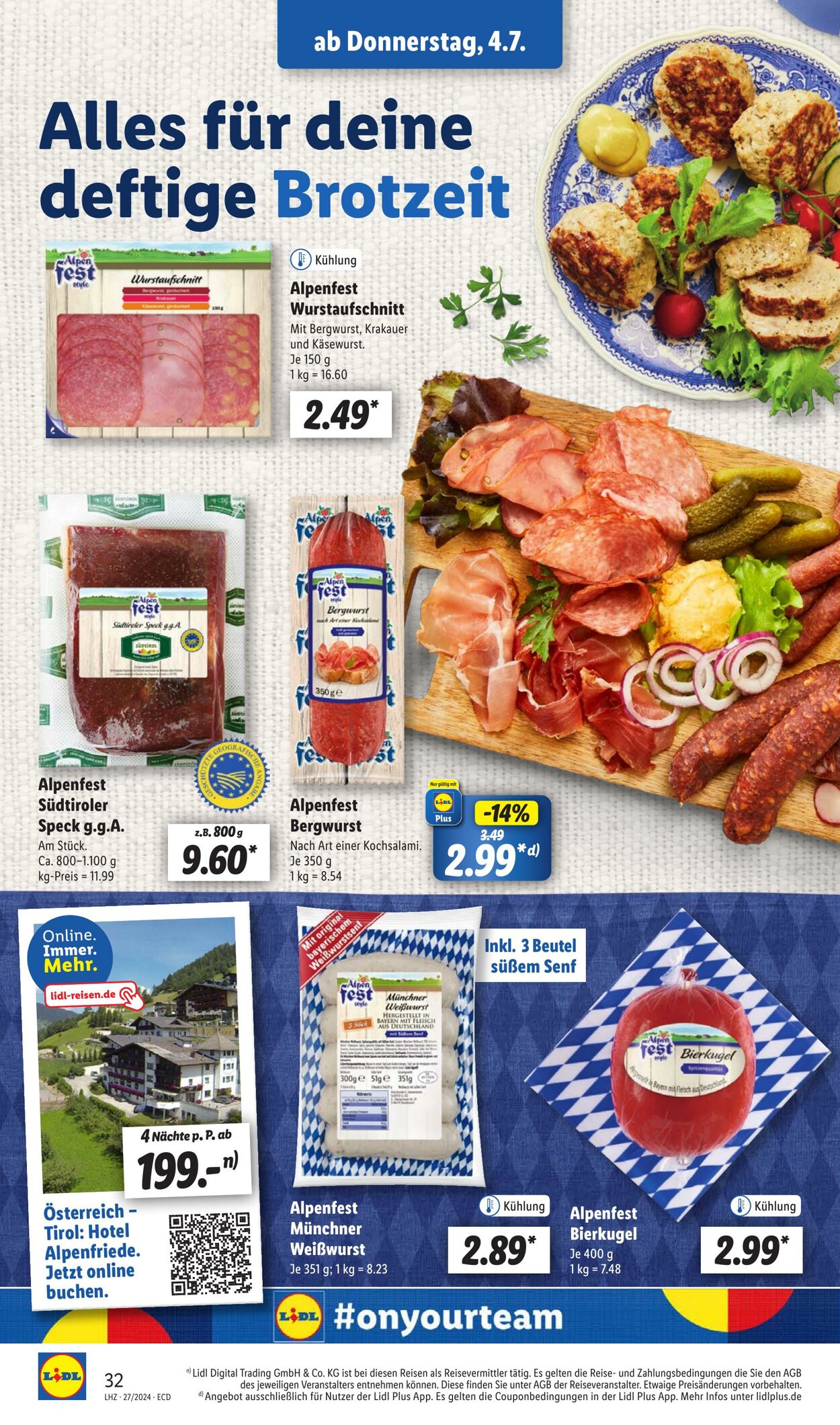 Prospekt Lidl 01.07.2024 - 06.07.2024