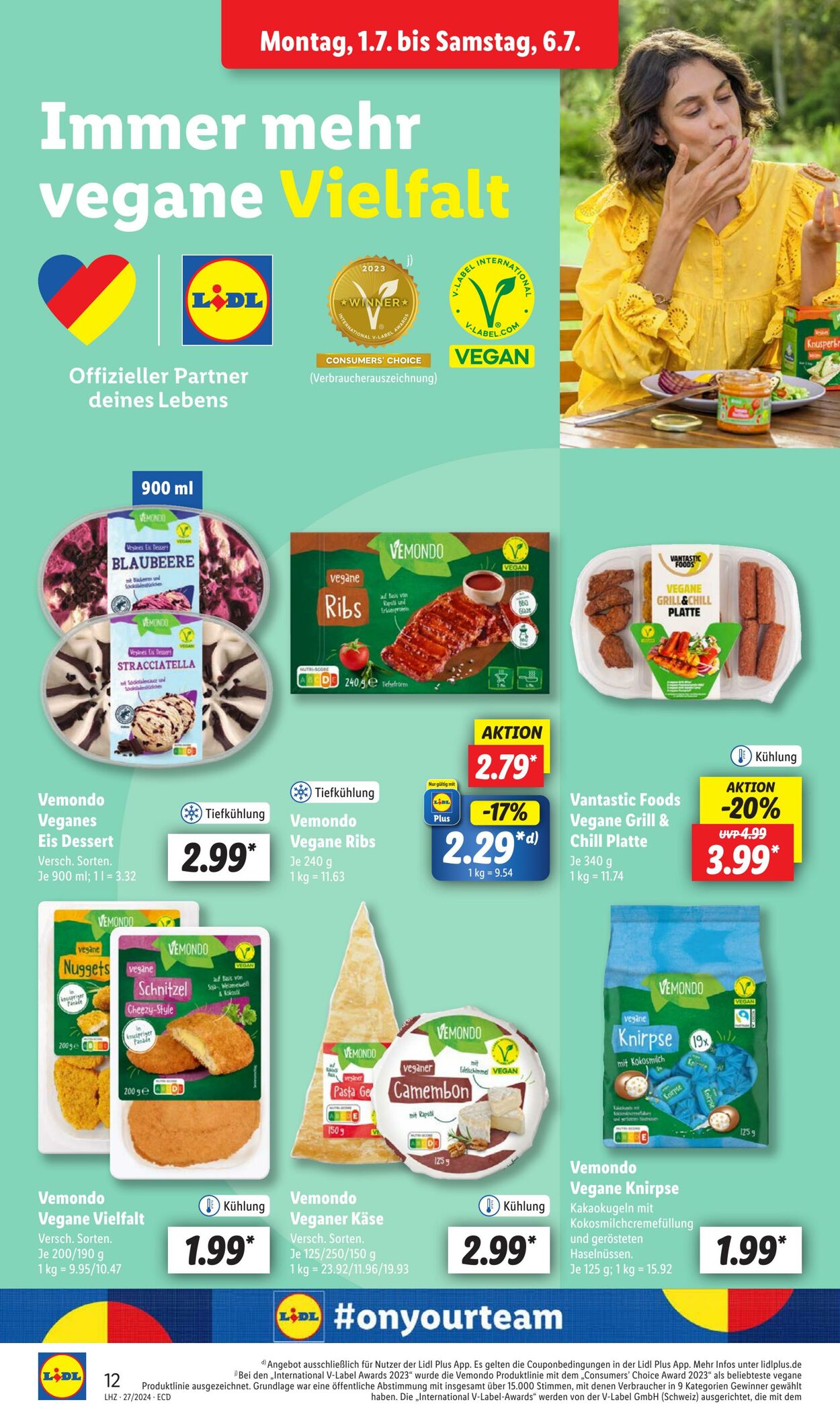 Prospekt Lidl 01.07.2024 - 06.07.2024