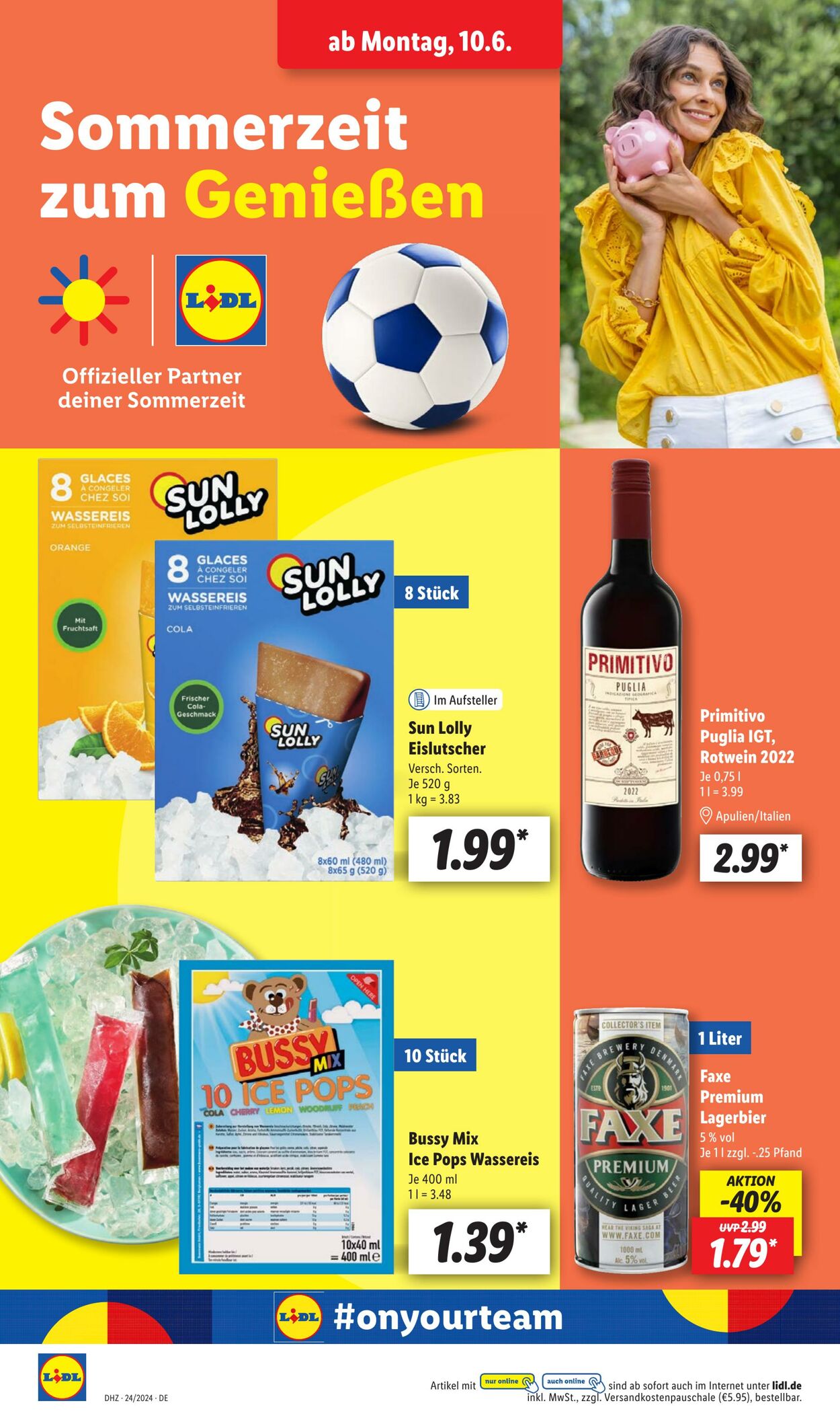 Prospekt Lidl 10.06.2024 - 15.06.2024