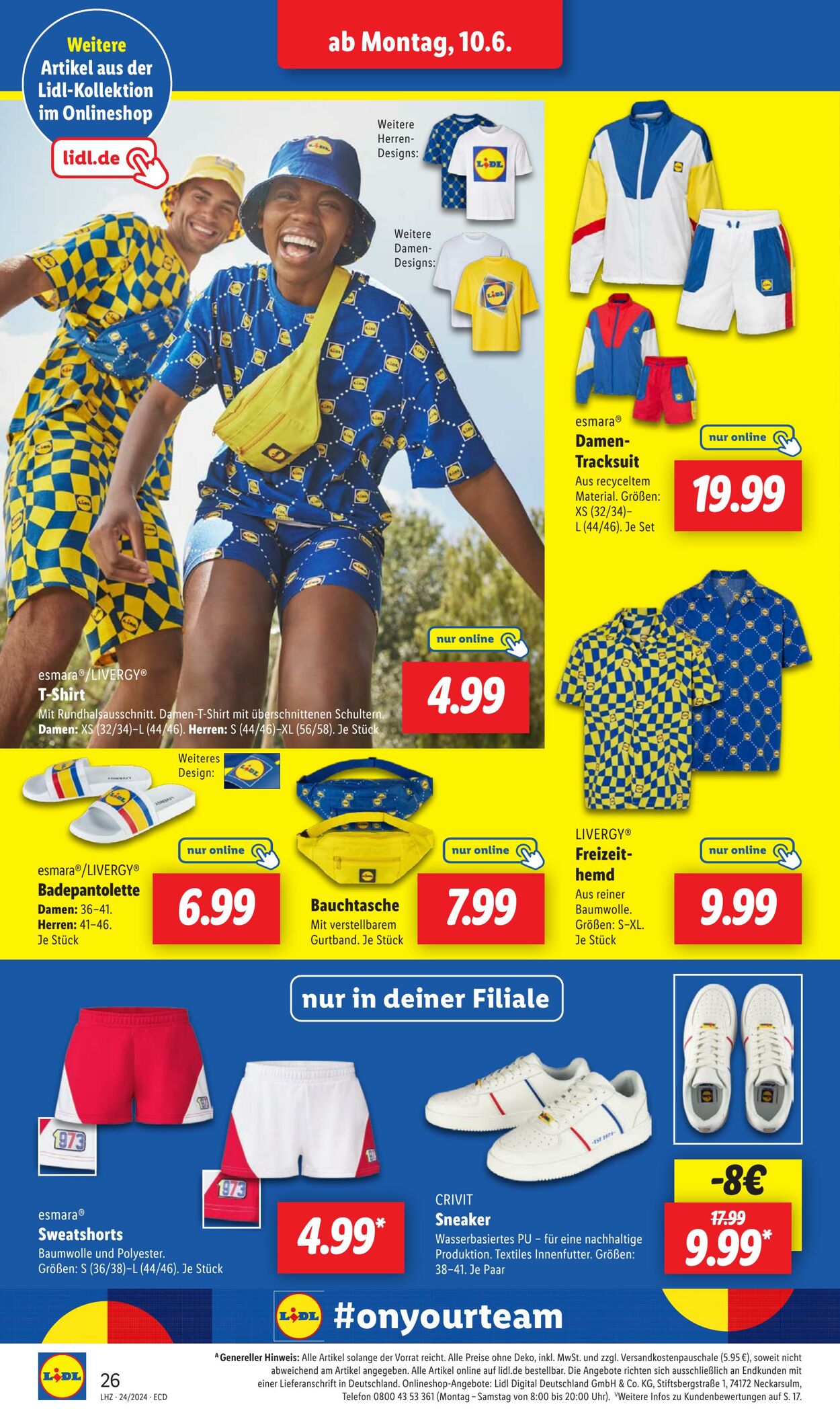 Prospekt Lidl 10.06.2024 - 15.06.2024