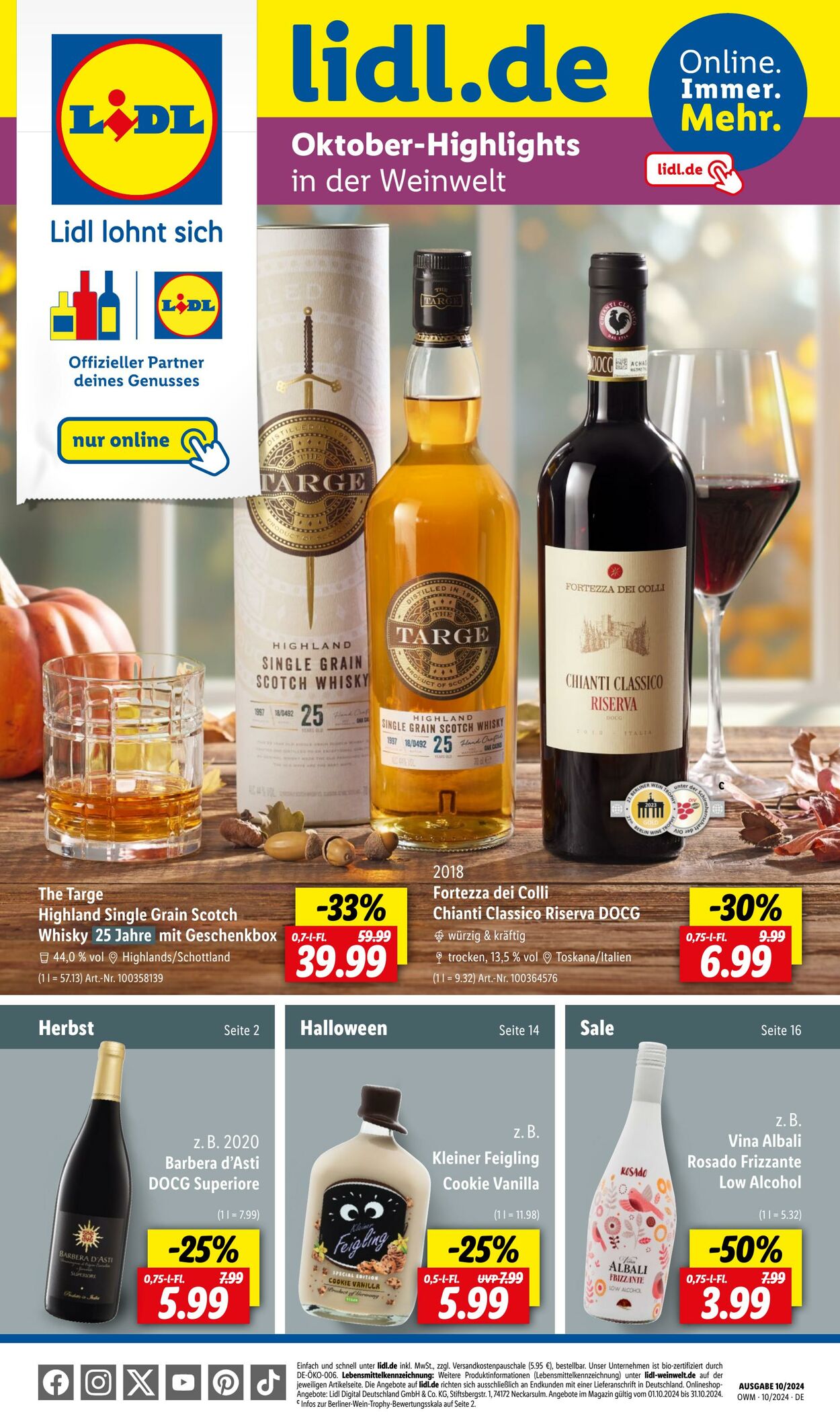 Prospekt Lidl 01.10.2024 - 31.10.2024