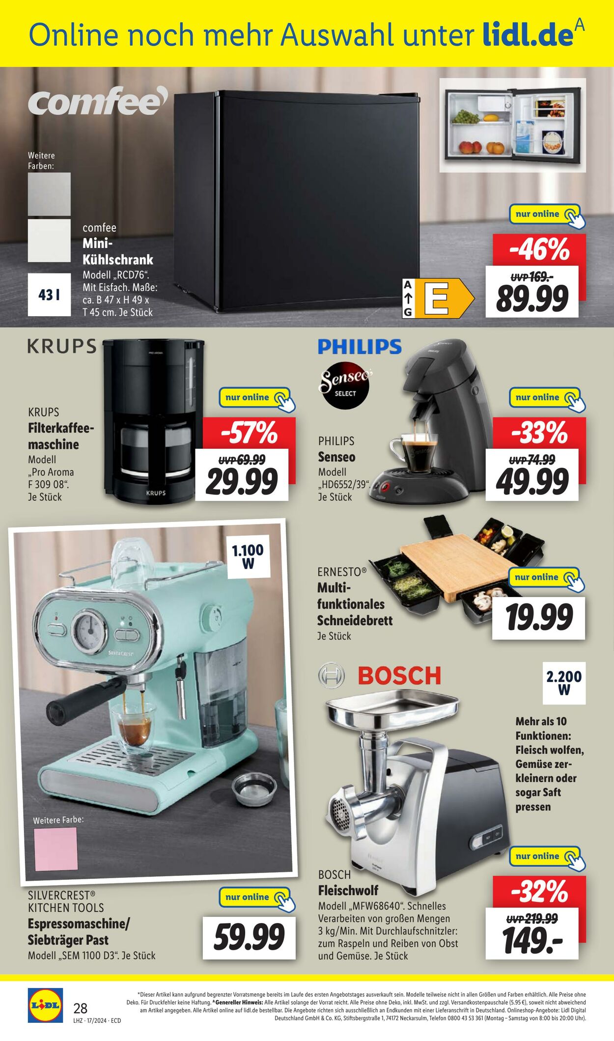 Prospekt Lidl 22.04.2024 - 27.04.2024