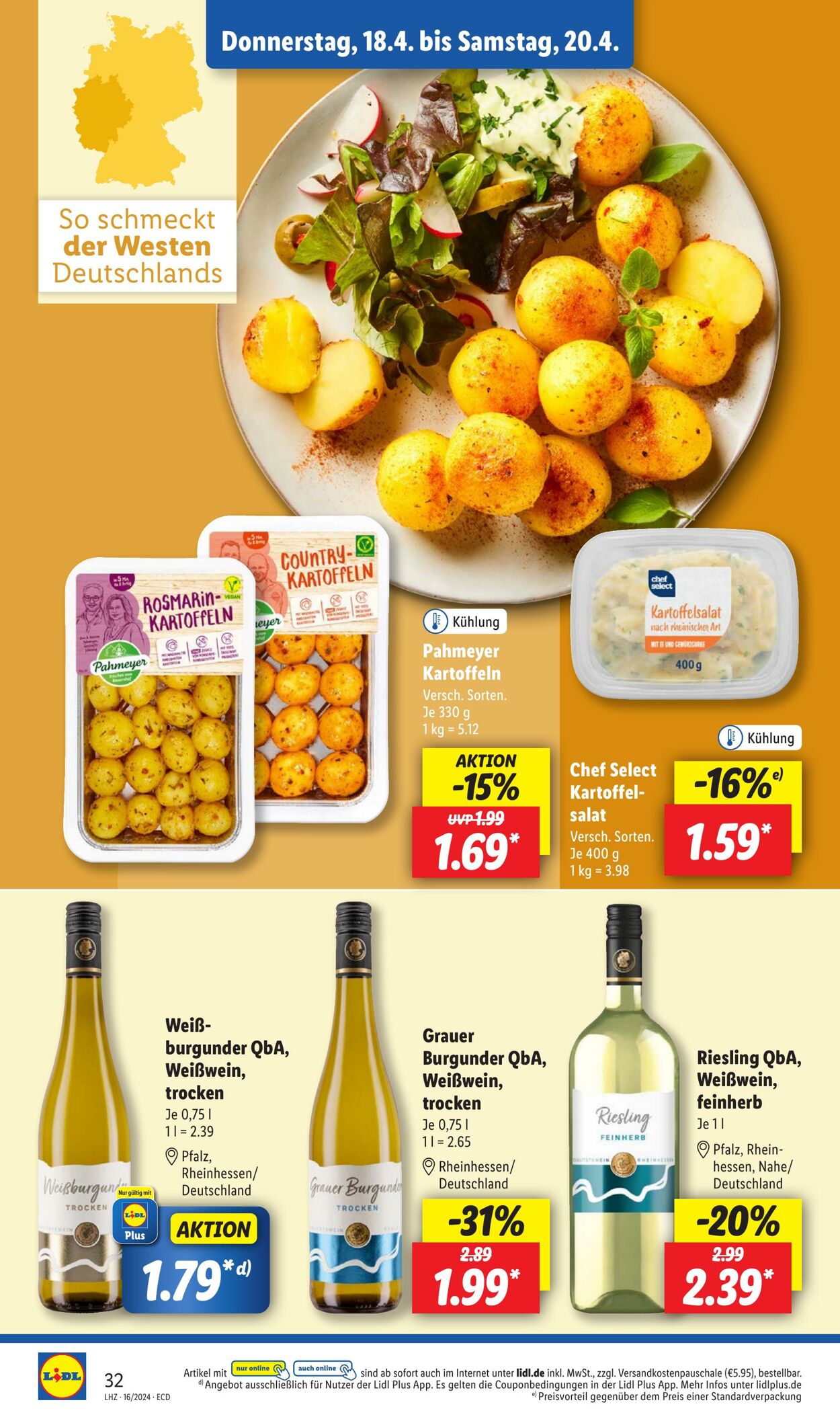 Prospekt Lidl 15.04.2024 - 20.04.2024