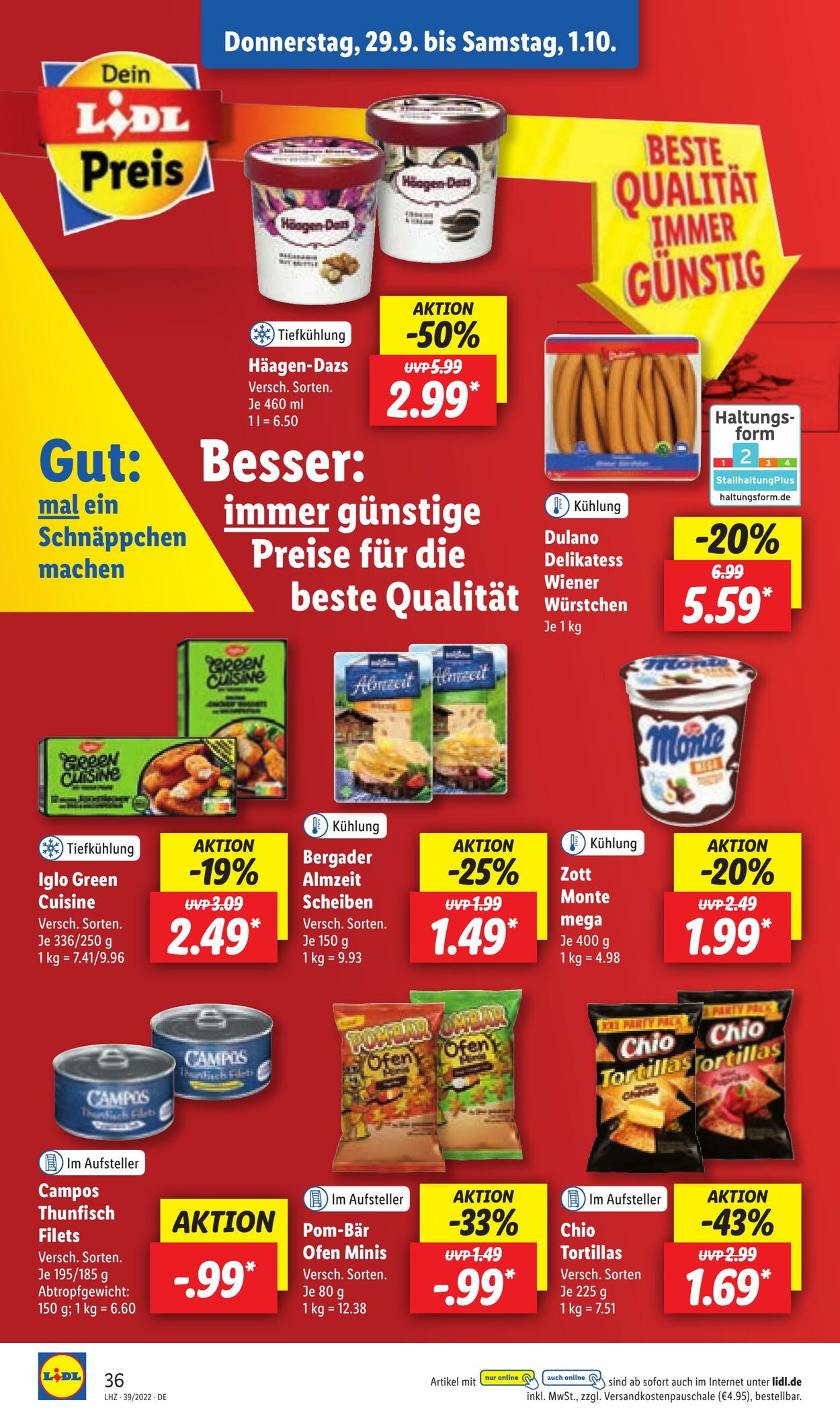 Prospekt Lidl 26.09.2022 - 01.10.2022