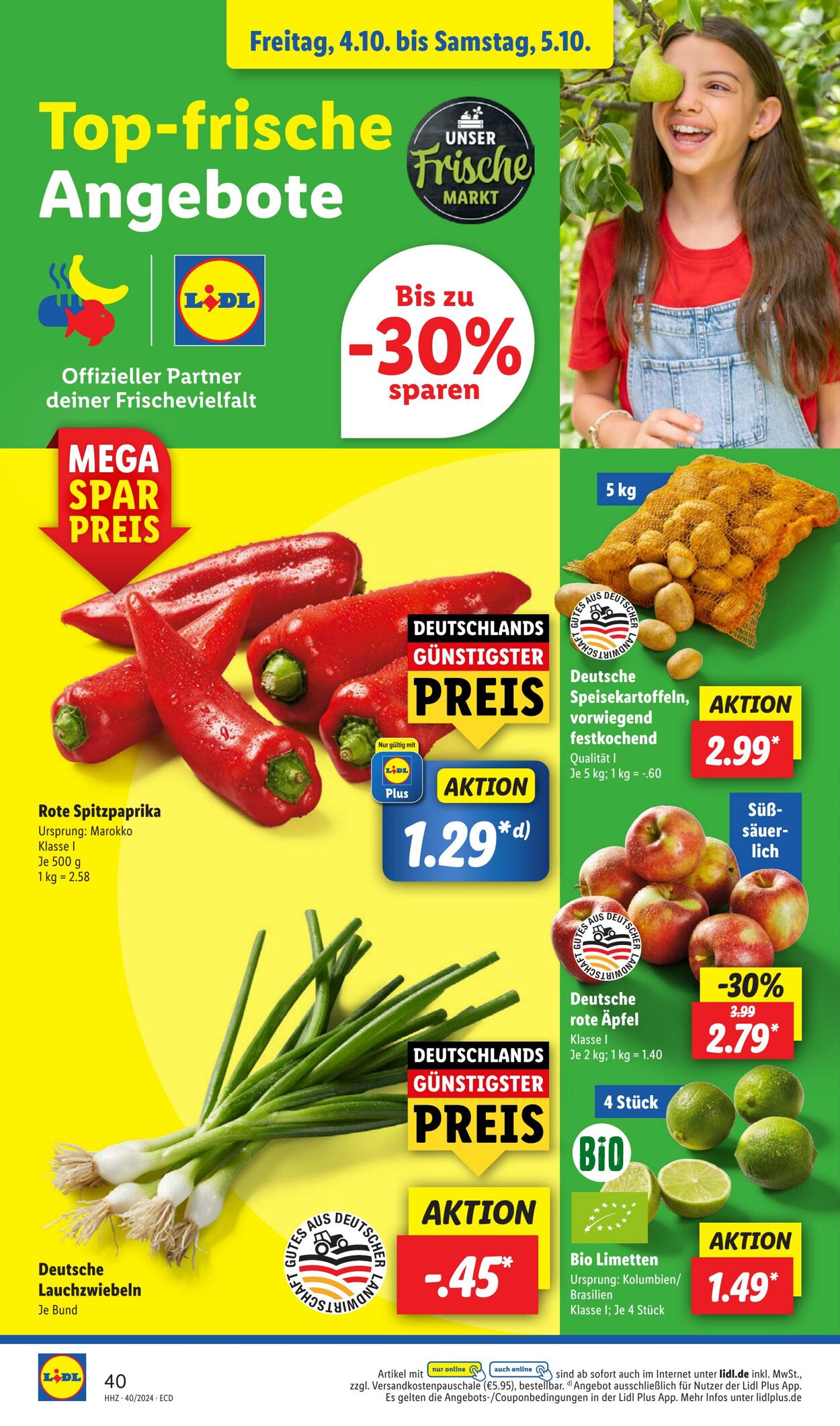 Prospekt Lidl 30.09.2024 - 05.10.2024