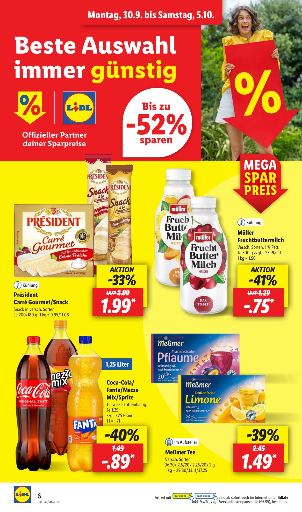 Prospekt Lidl 30.09.2024 - 05.10.2024