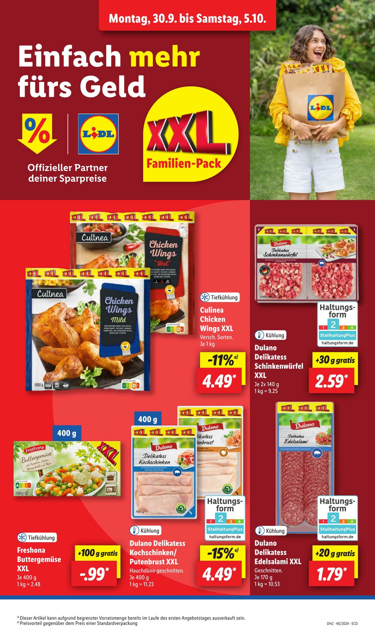 Prospekt Lidl 30.09.2024 - 05.10.2024