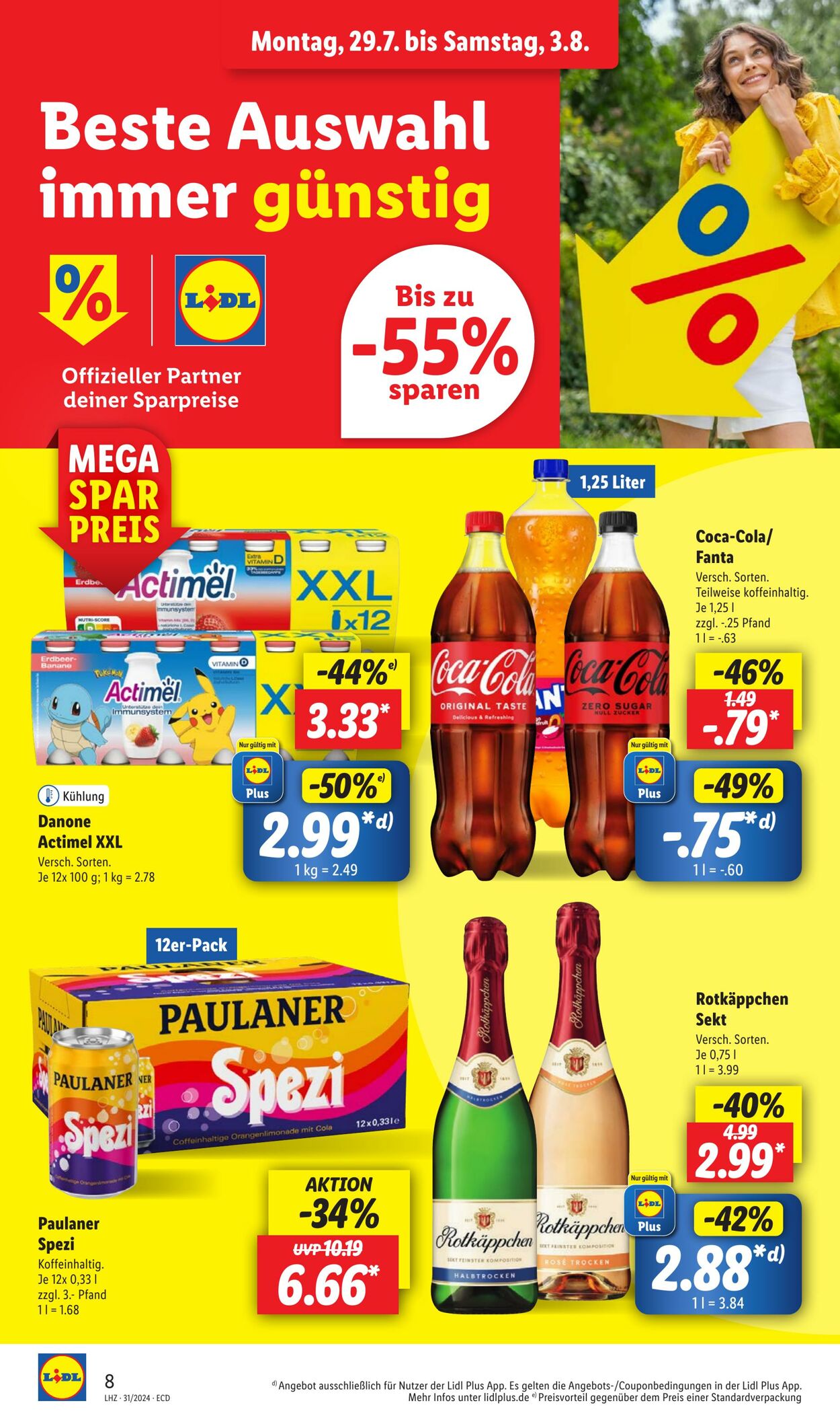 Prospekt Lidl 29.07.2024 - 03.08.2024