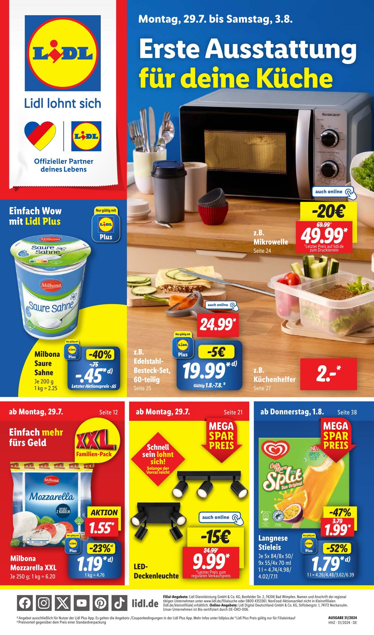 Prospekt Lidl 29.07.2024 - 03.08.2024