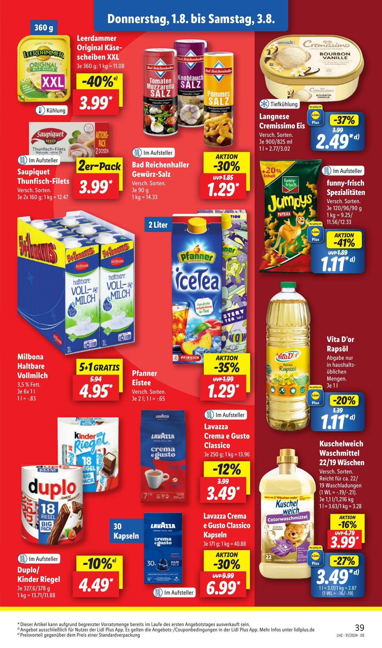 Prospekt Lidl 29.07.2024 - 03.08.2024