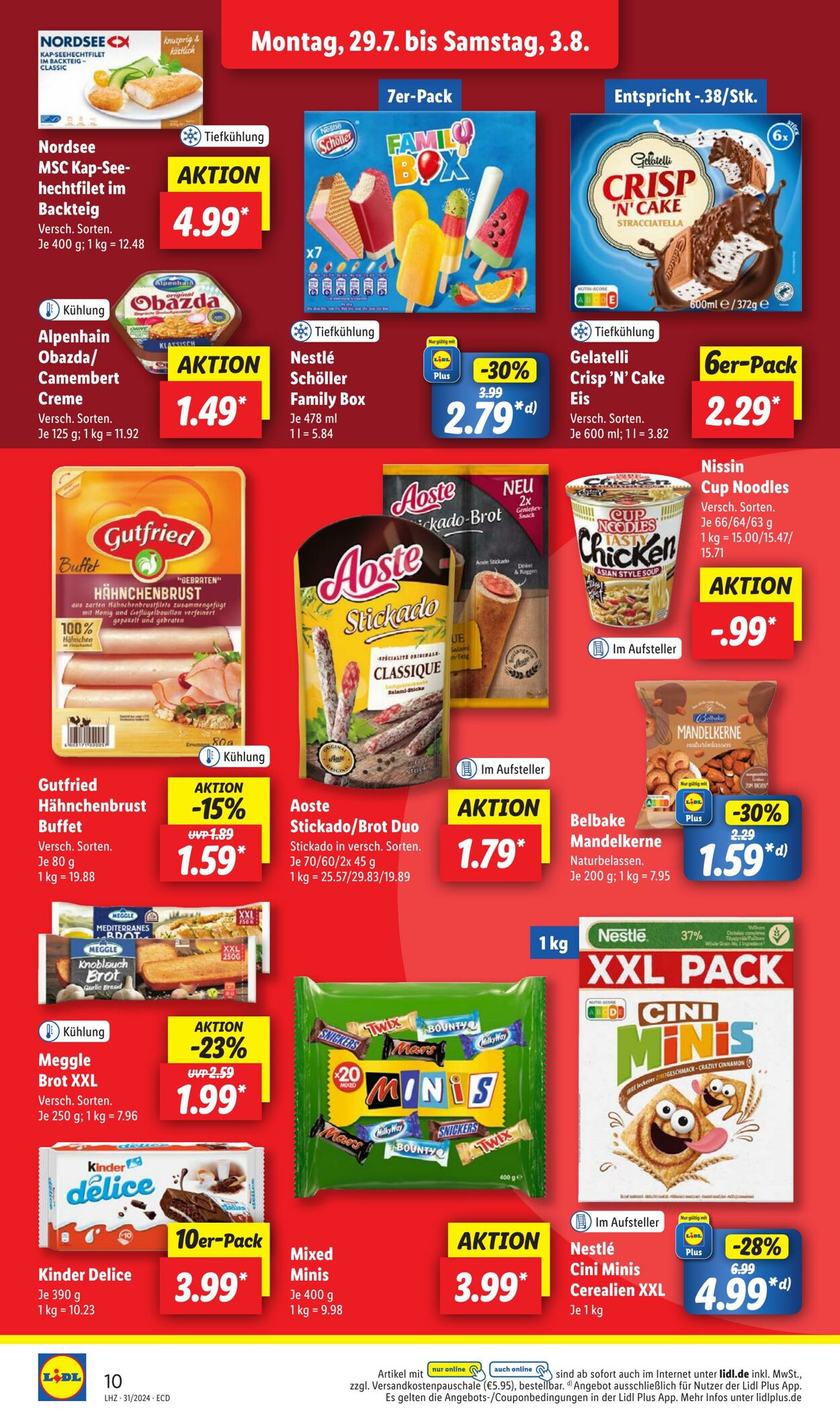 Prospekt Lidl 29.07.2024 - 03.08.2024