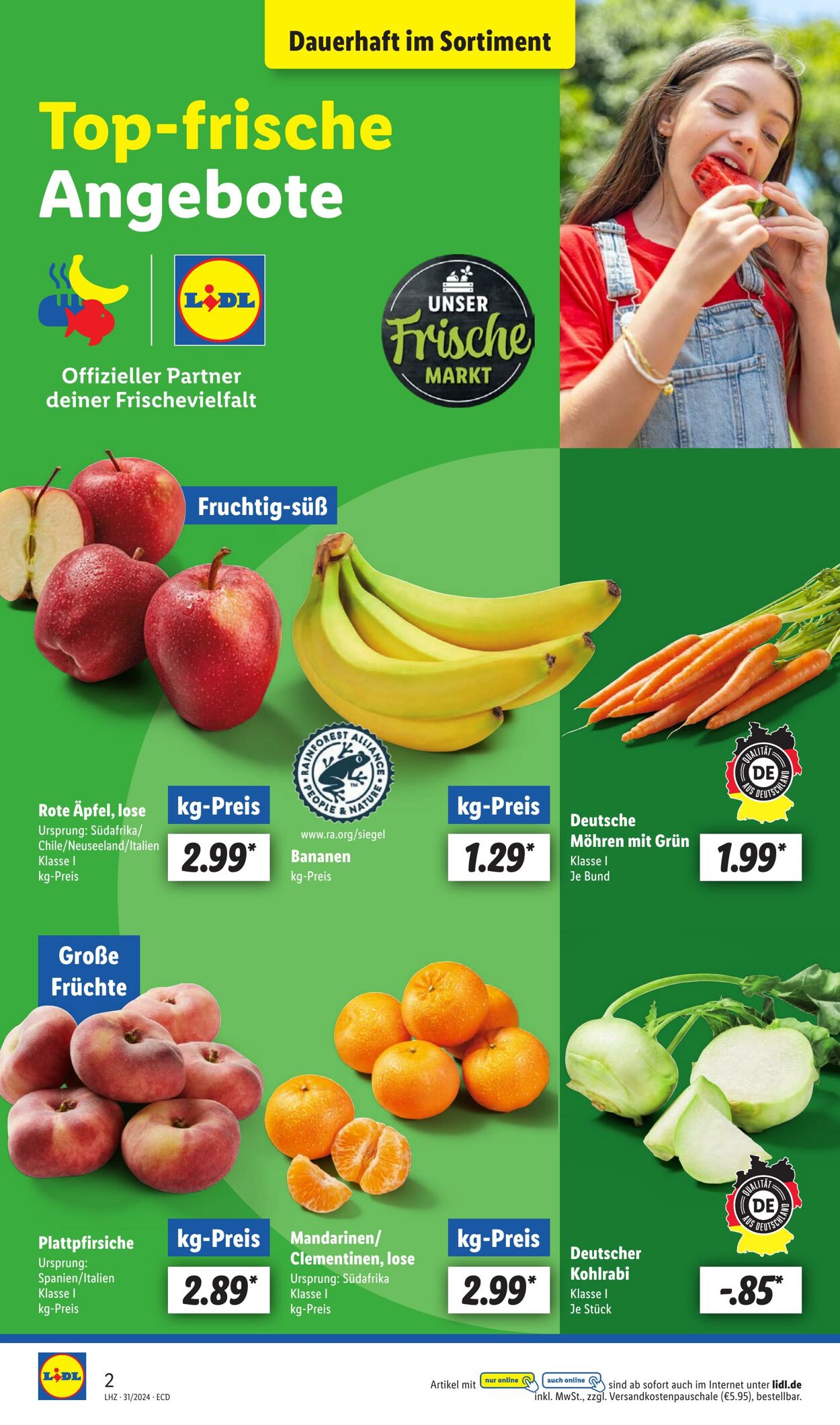 Prospekt Lidl 29.07.2024 - 03.08.2024