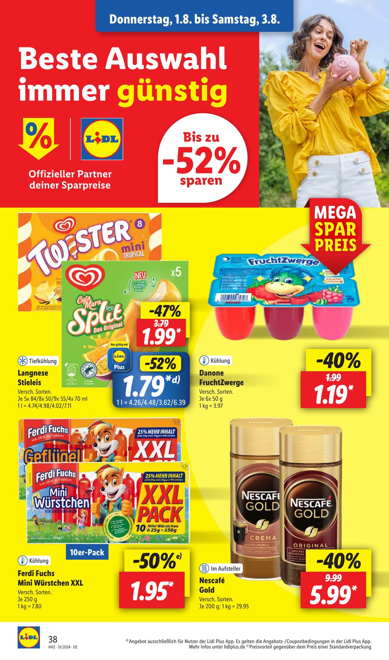 Prospekt Lidl 29.07.2024 - 03.08.2024