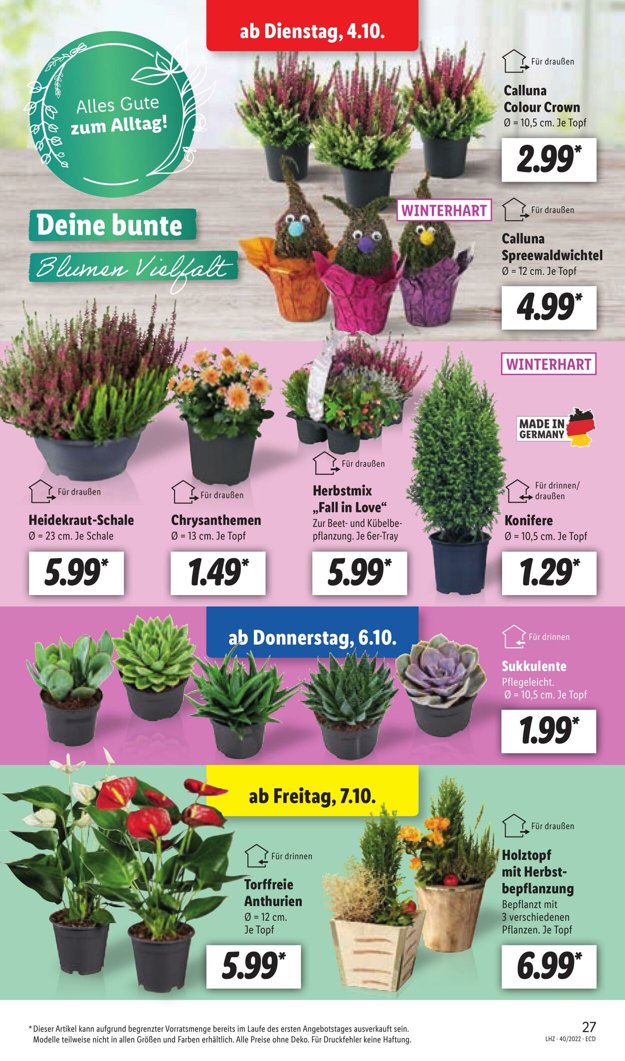 Prospekt Lidl 04.10.2022 - 08.10.2022