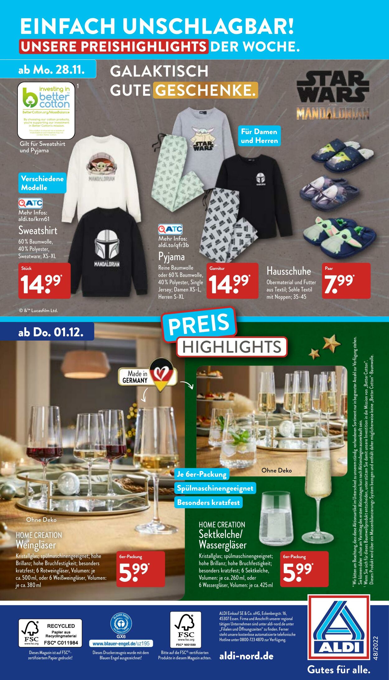 Prospekt Aldi-Nord 28.11.2022 - 03.12.2022