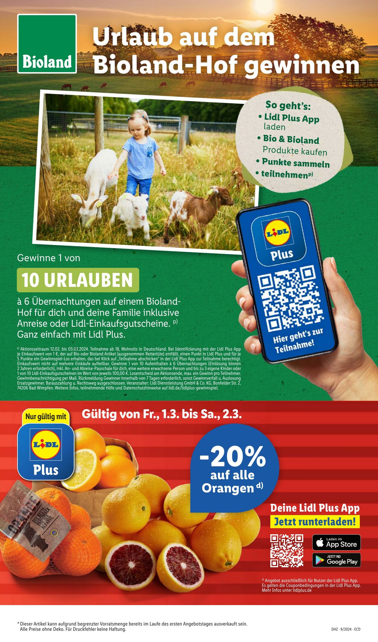 Prospekt Lidl 01.03.2024 - 02.03.2024