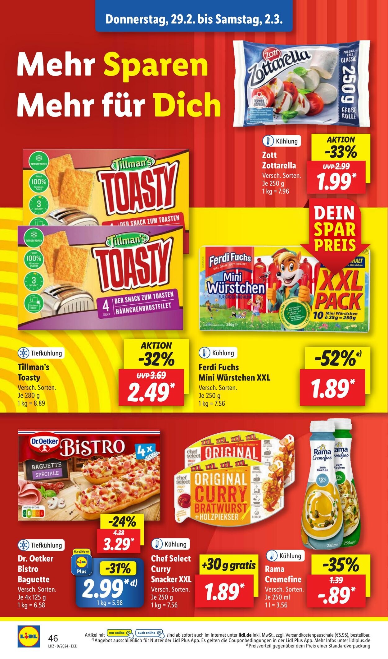 Prospekt Lidl 01.03.2024 - 02.03.2024