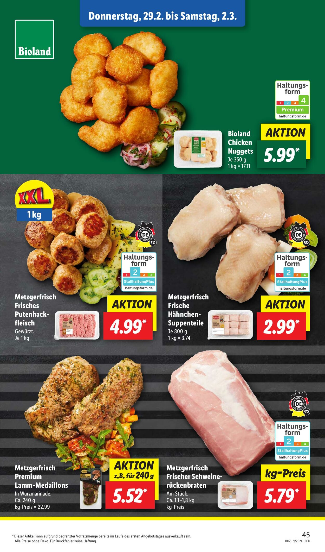 Prospekt Lidl 01.03.2024 - 02.03.2024