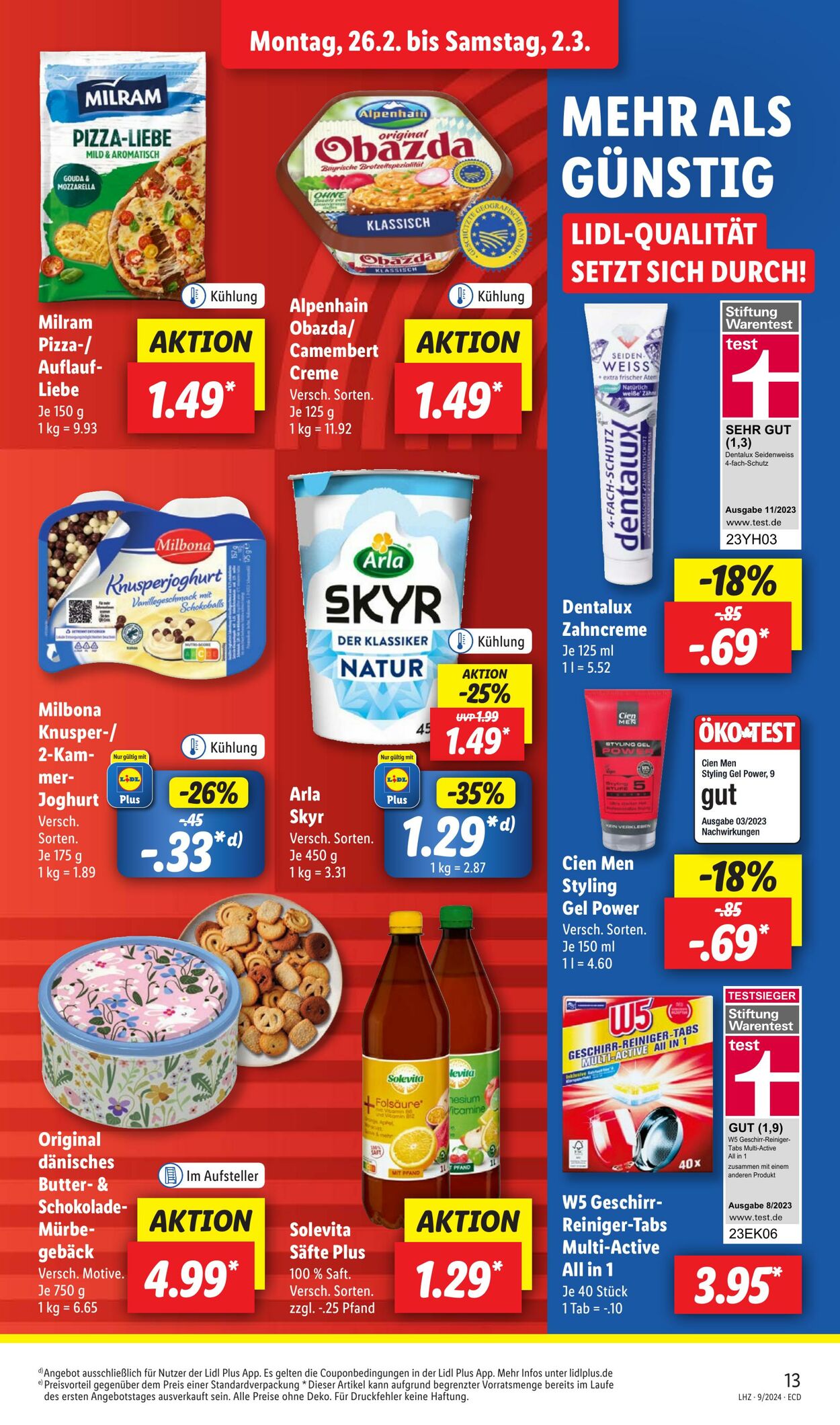 Prospekt Lidl 01.03.2024 - 02.03.2024