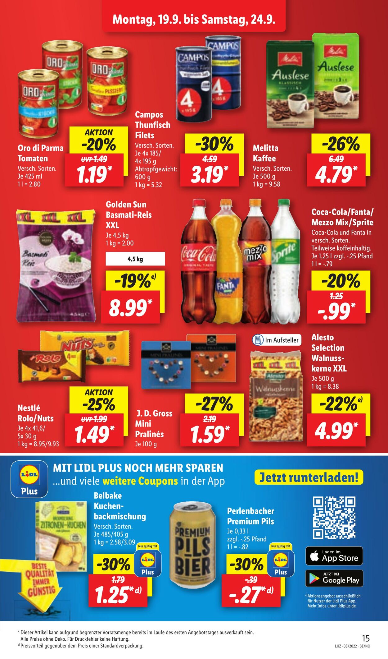 Prospekt Lidl 19.09.2022 - 24.09.2022