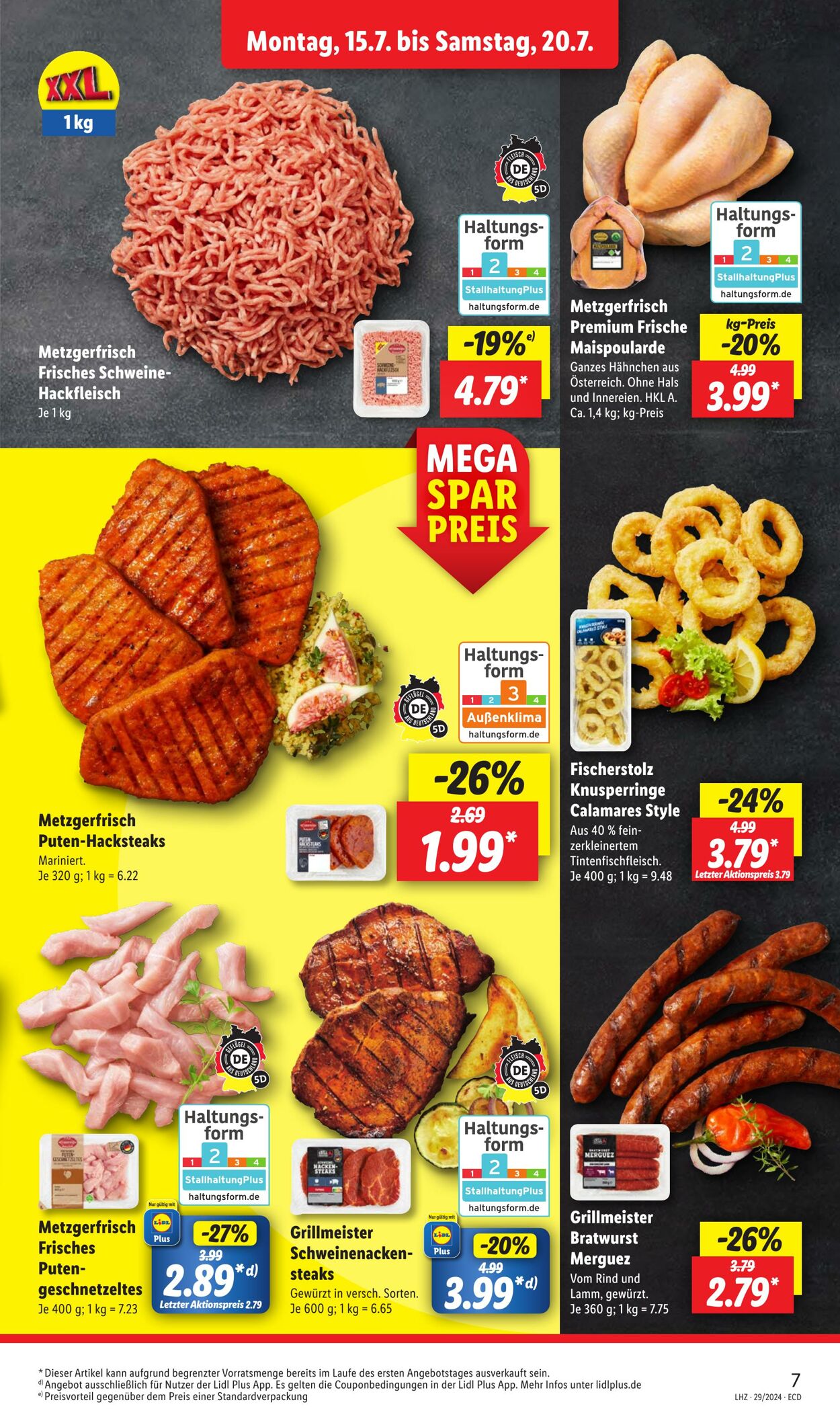 Prospekt Lidl 15.07.2024 - 20.07.2024