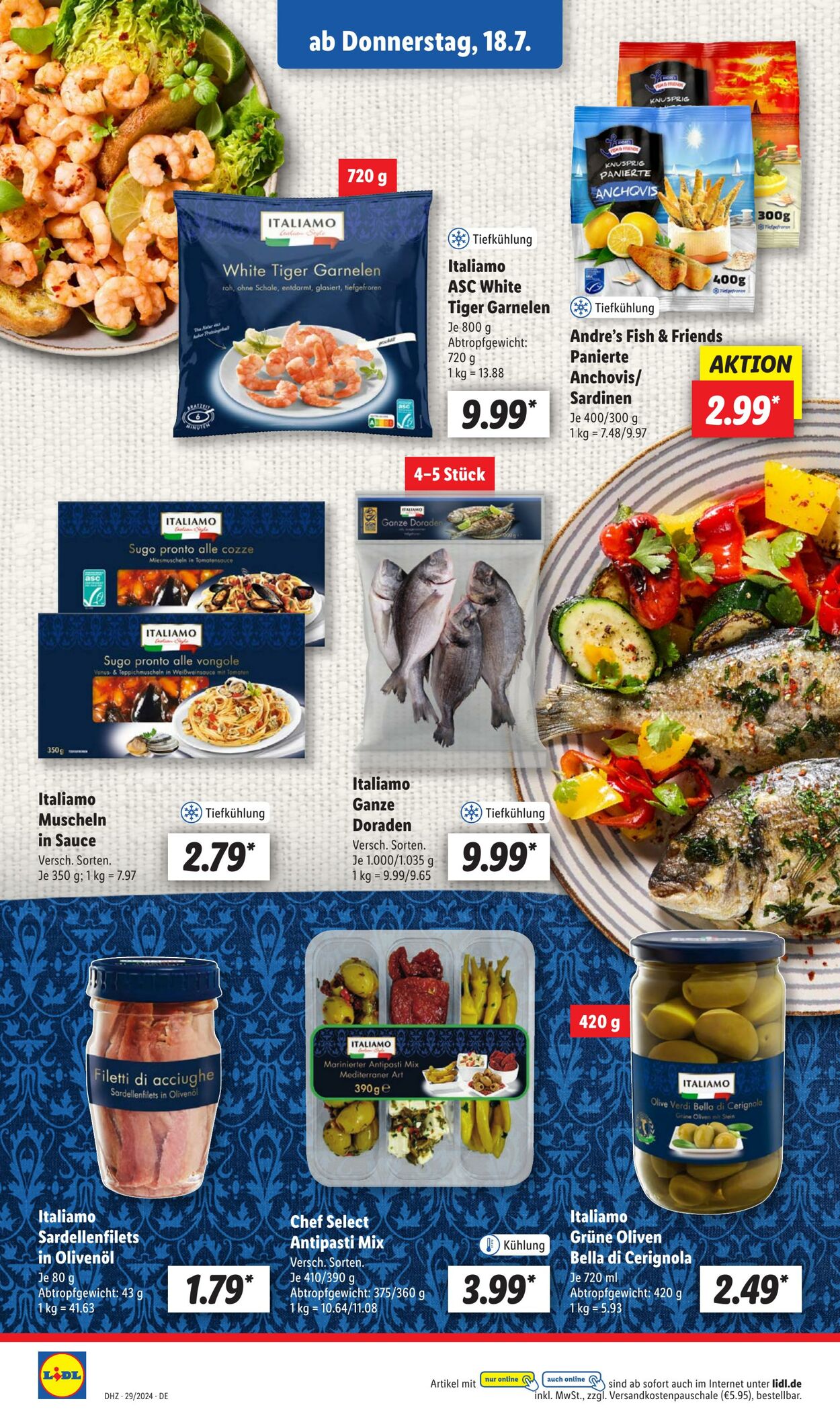 Prospekt Lidl 15.07.2024 - 20.07.2024