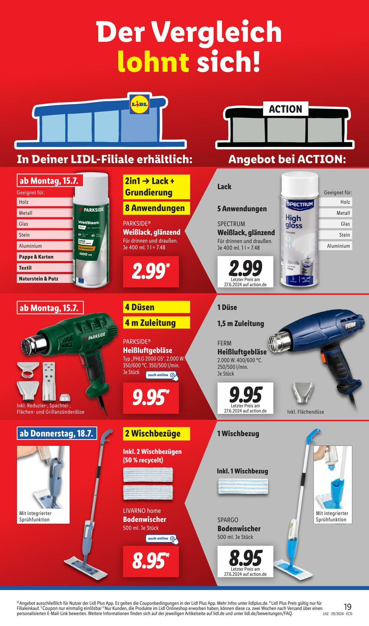 Prospekt Lidl 15.07.2024 - 20.07.2024