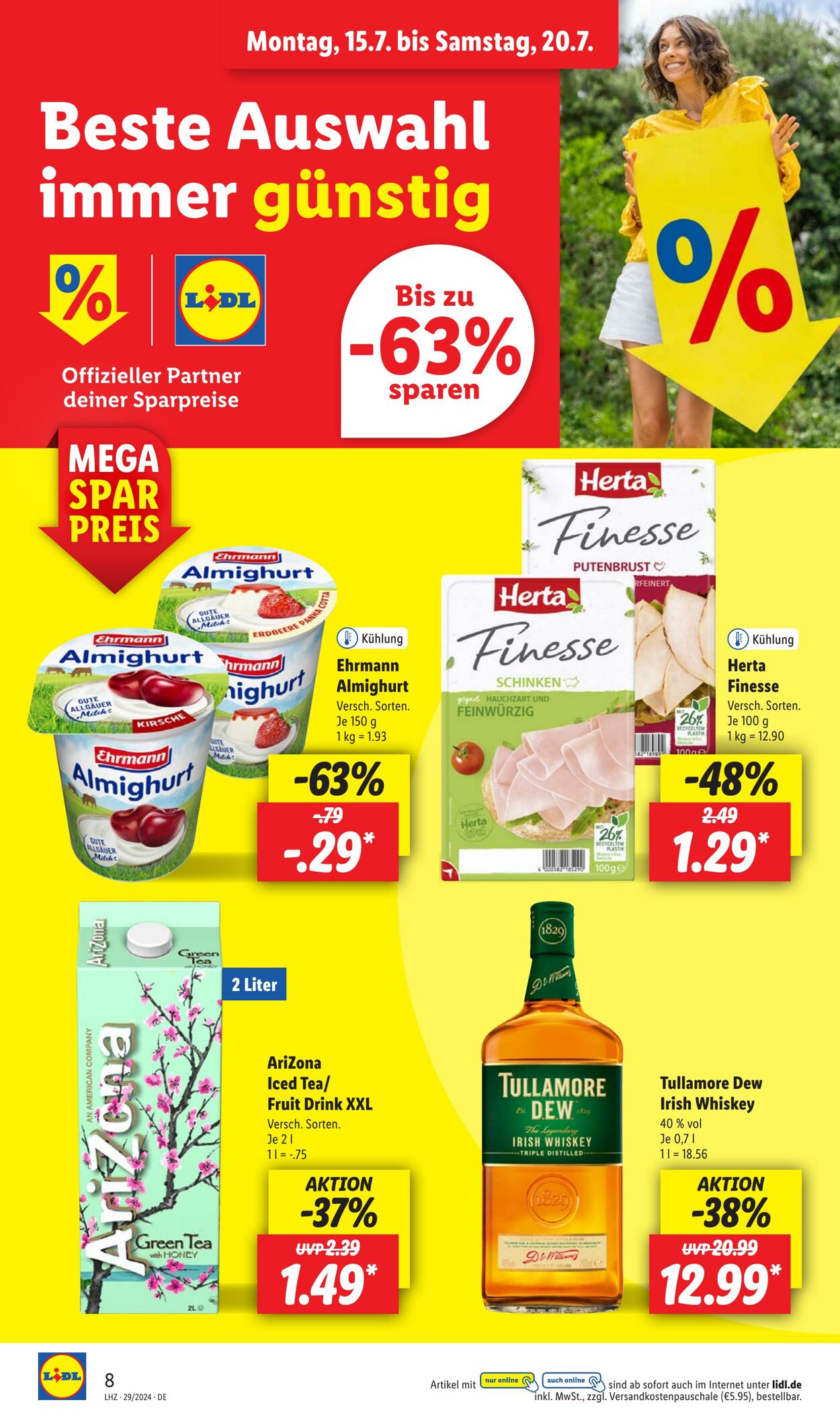 Prospekt Lidl 15.07.2024 - 20.07.2024