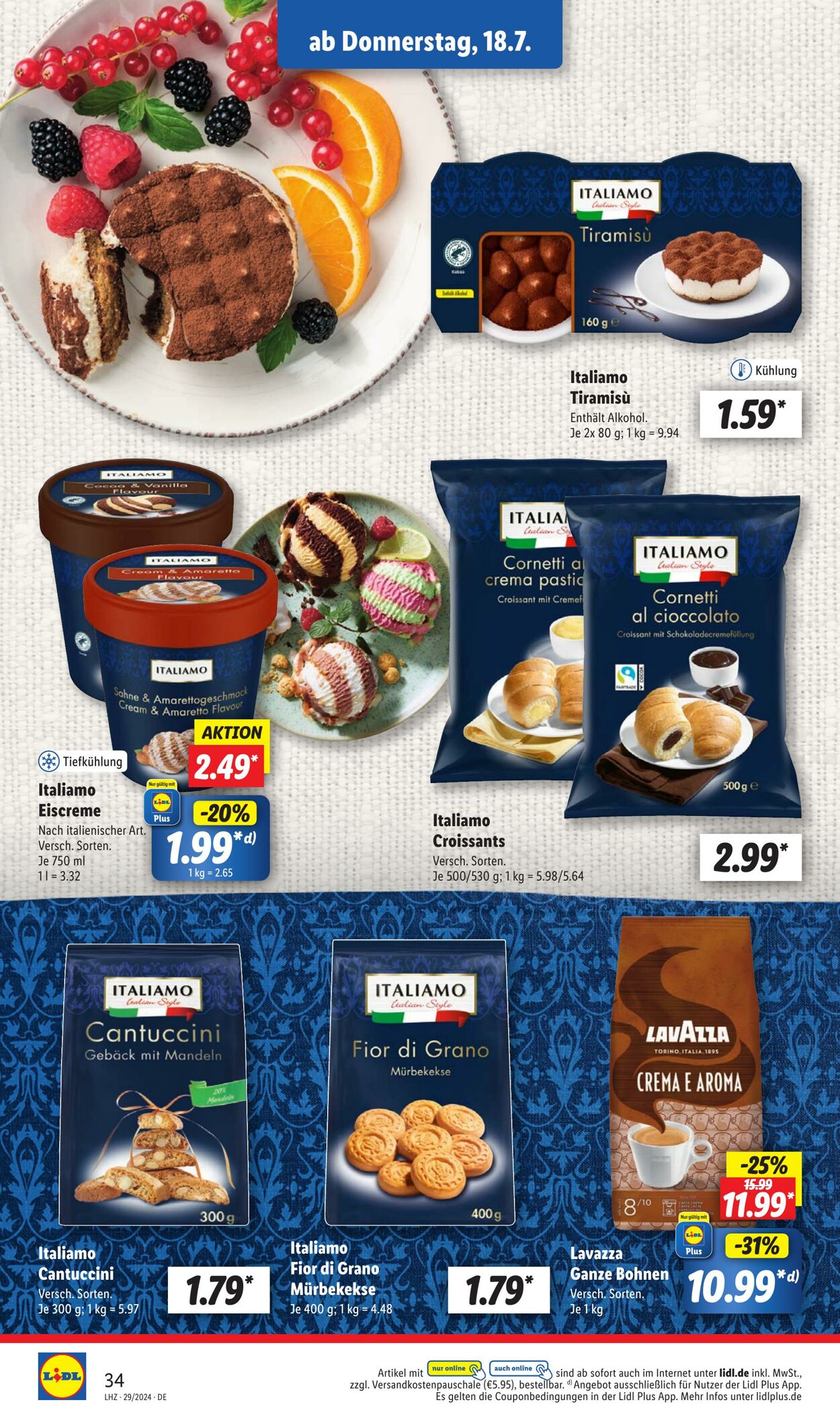 Prospekt Lidl 15.07.2024 - 20.07.2024