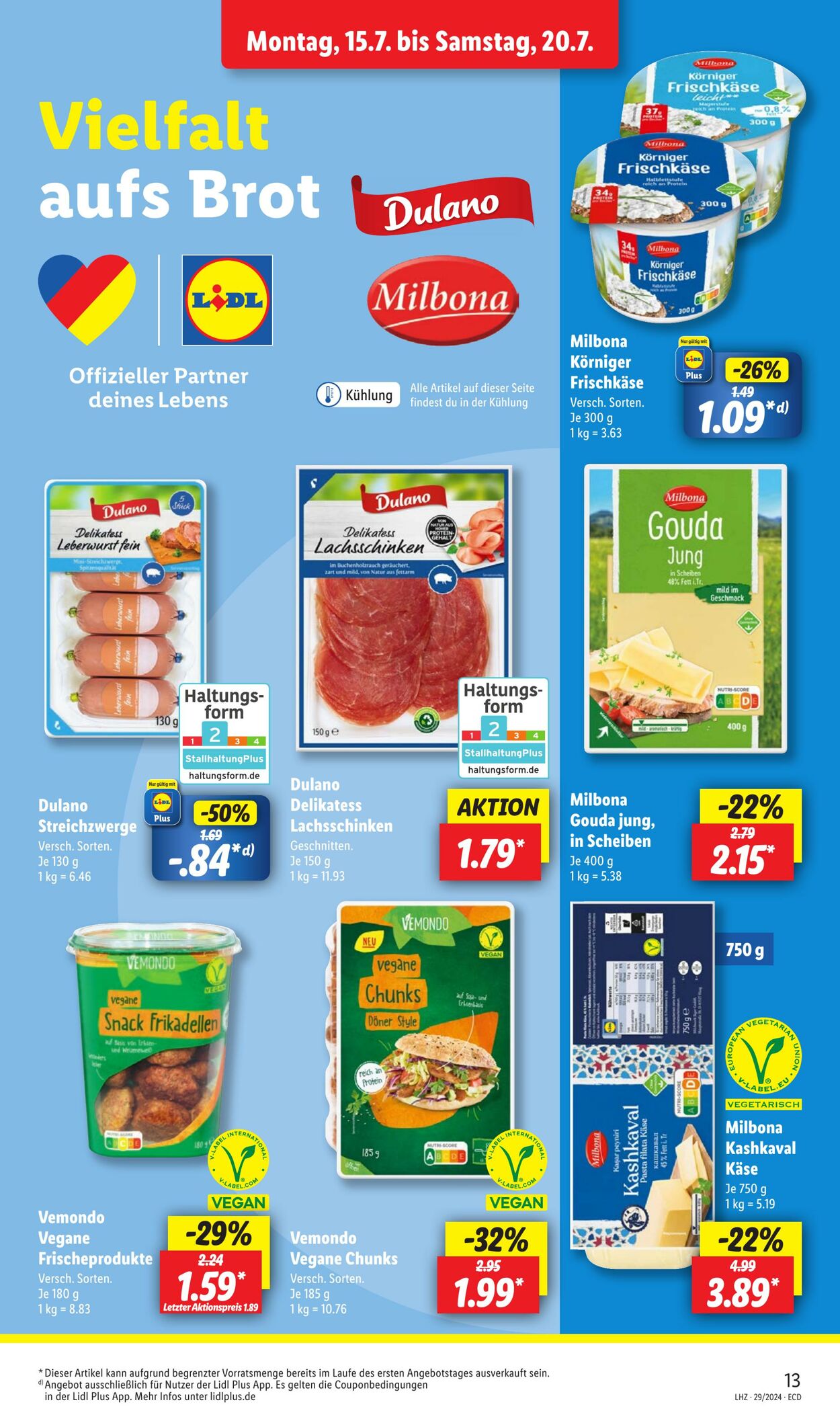 Prospekt Lidl 15.07.2024 - 20.07.2024