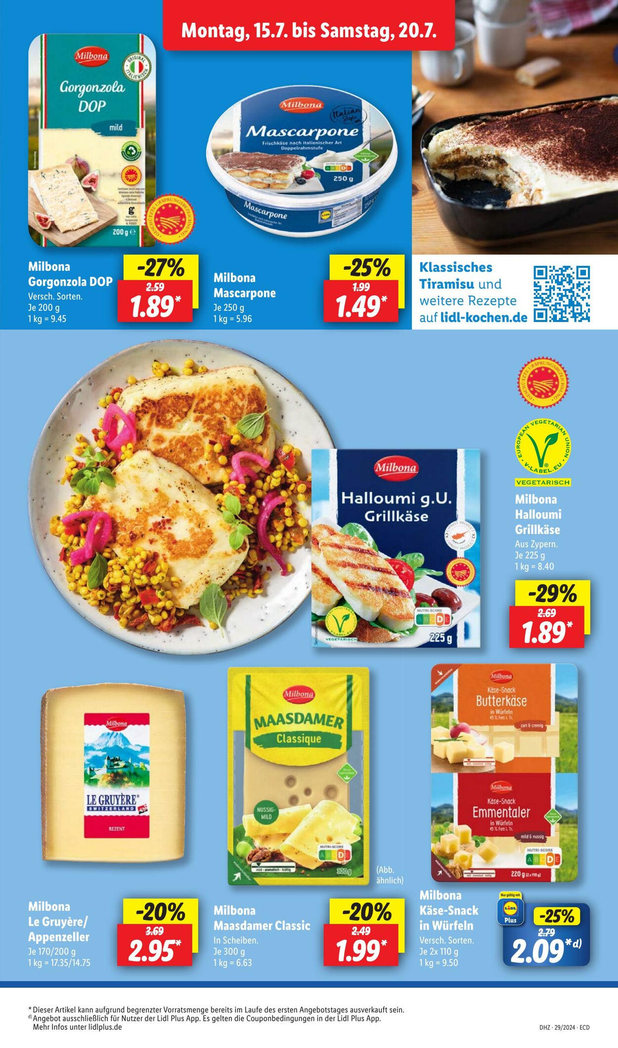 Prospekt Lidl 15.07.2024 - 20.07.2024