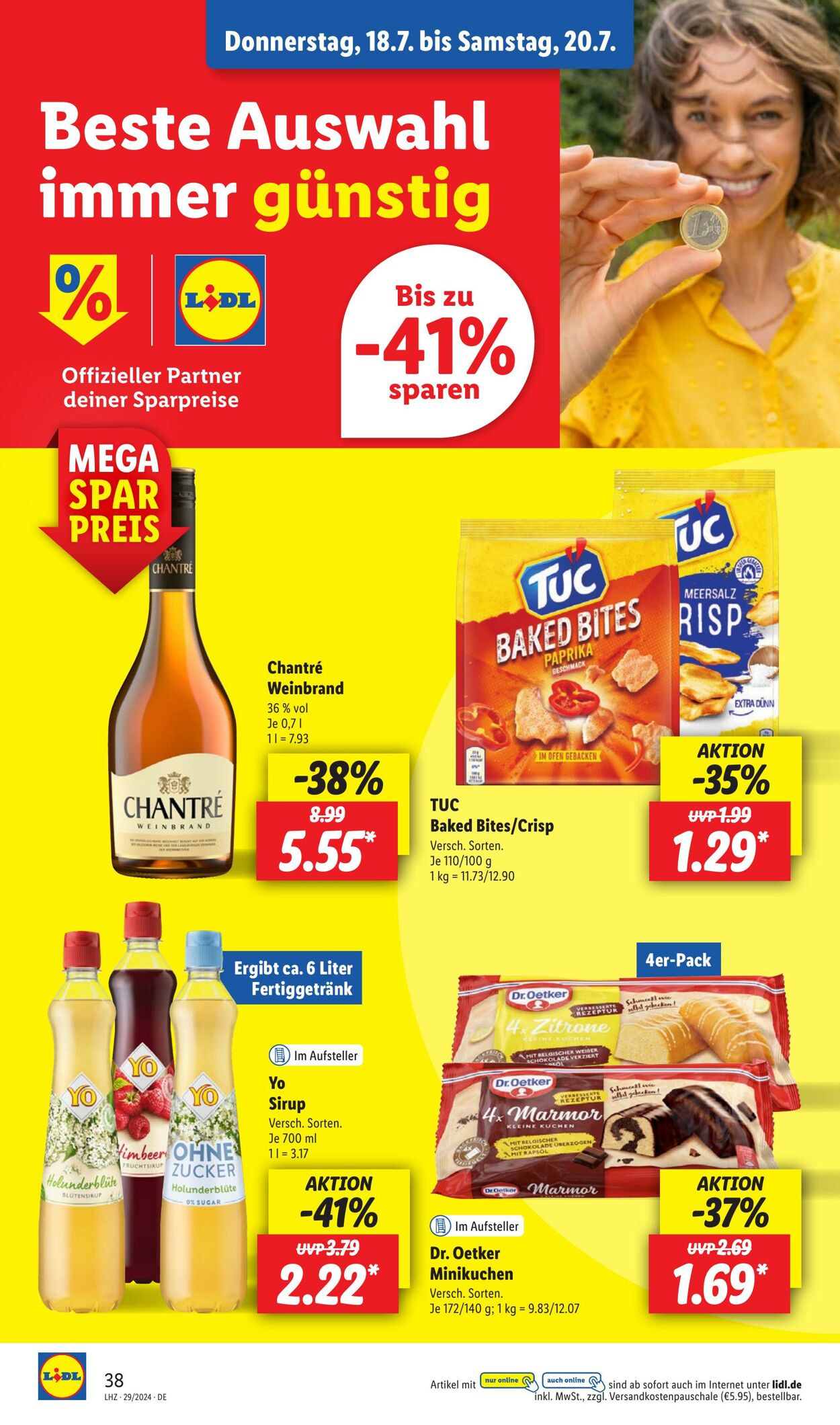 Prospekt Lidl 15.07.2024 - 20.07.2024